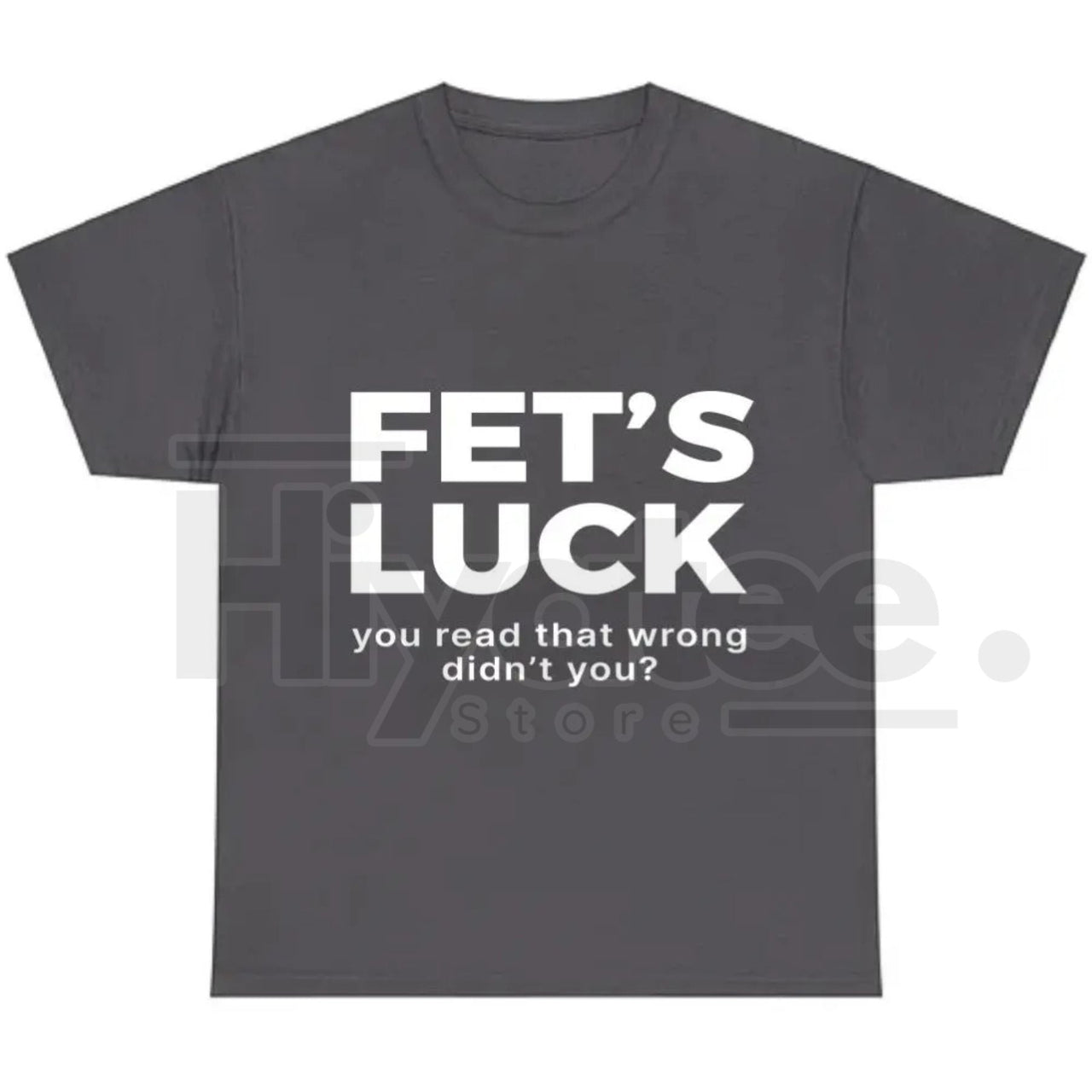 FET'S LUCK Optical Trick Shirt – Trending Humor Graphic Tee (Unisex)