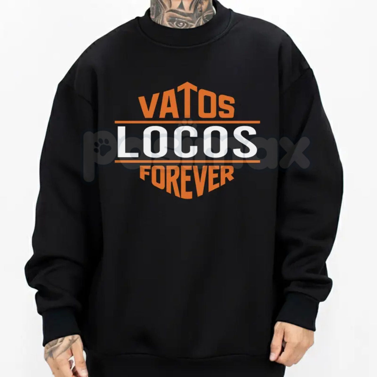 Vatos Locos Forever Shirt – Chicano OG Style Graphic Orange Design Hoodie & Streetwear Sweatshirt