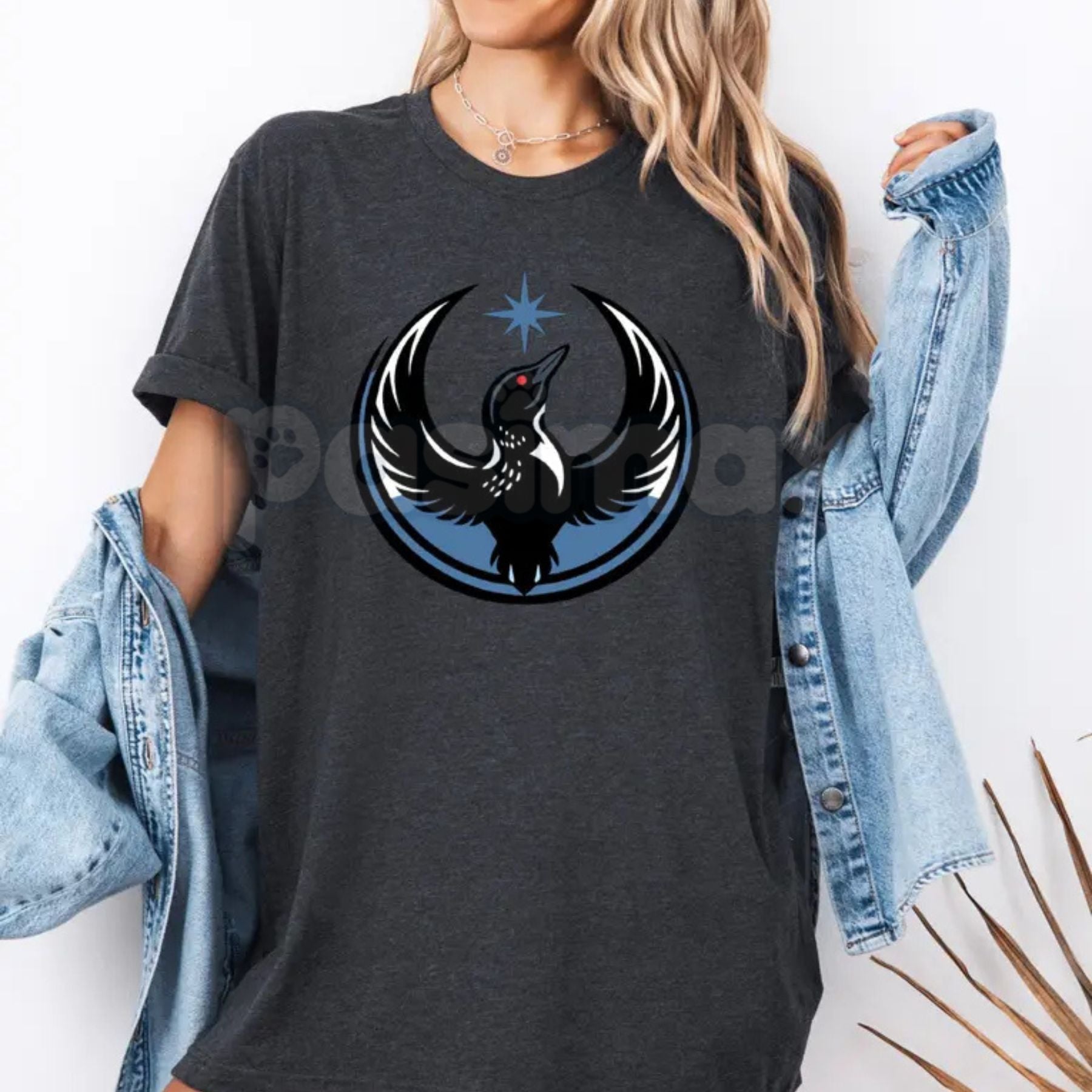 Minnesota Rebel Alliance T-Shirt - MN State Bird Loon Resistance Tee, Funny Minnesota Graphic Shirt, Premium Heavyweight Unisex North Star State Top, Midwest Rebel Aesthetic Apparel, Loon Star Parody Gift
