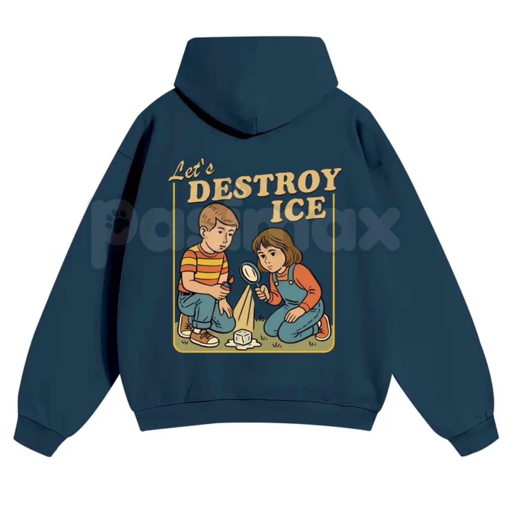 Let’s Destroy ICE Hoodie – Satirical Political Graphic Streetwear, Edgy Activist Pullover, Bold Statement Graphic Sweatshirt