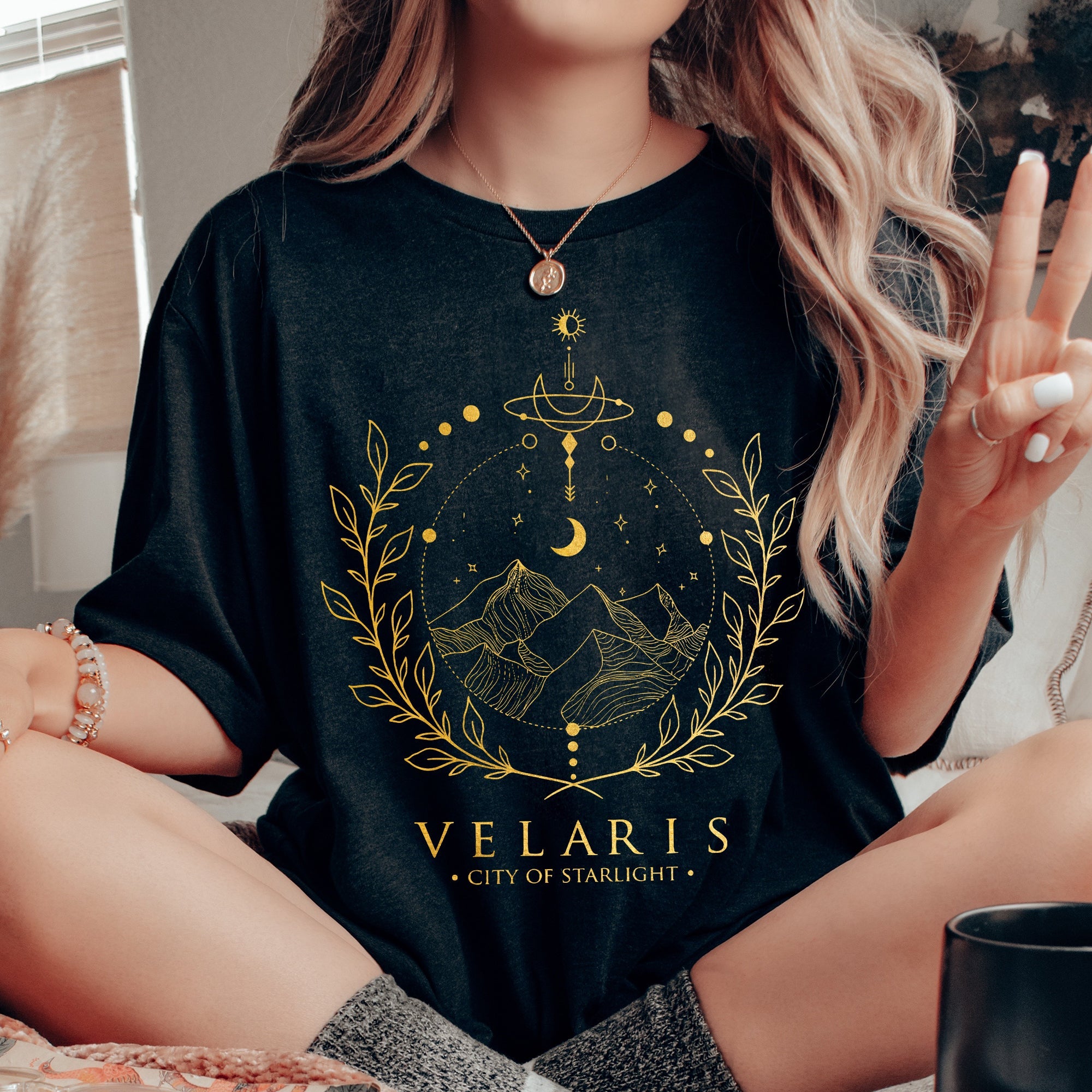 ACOTAR Velaris, City Of Starlight Boho Pride In Prythian Edition Comfort Colors Tee