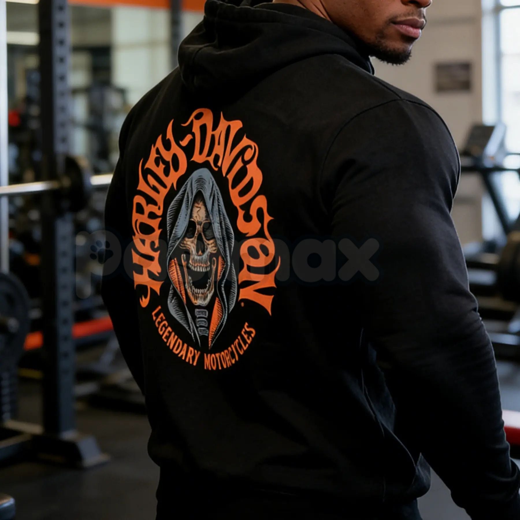 Legacy Road HD Motorcycles Hoodie – Vintage Biker Graphic Pullover, American Classic Motorcycle Streetwear, Unisex