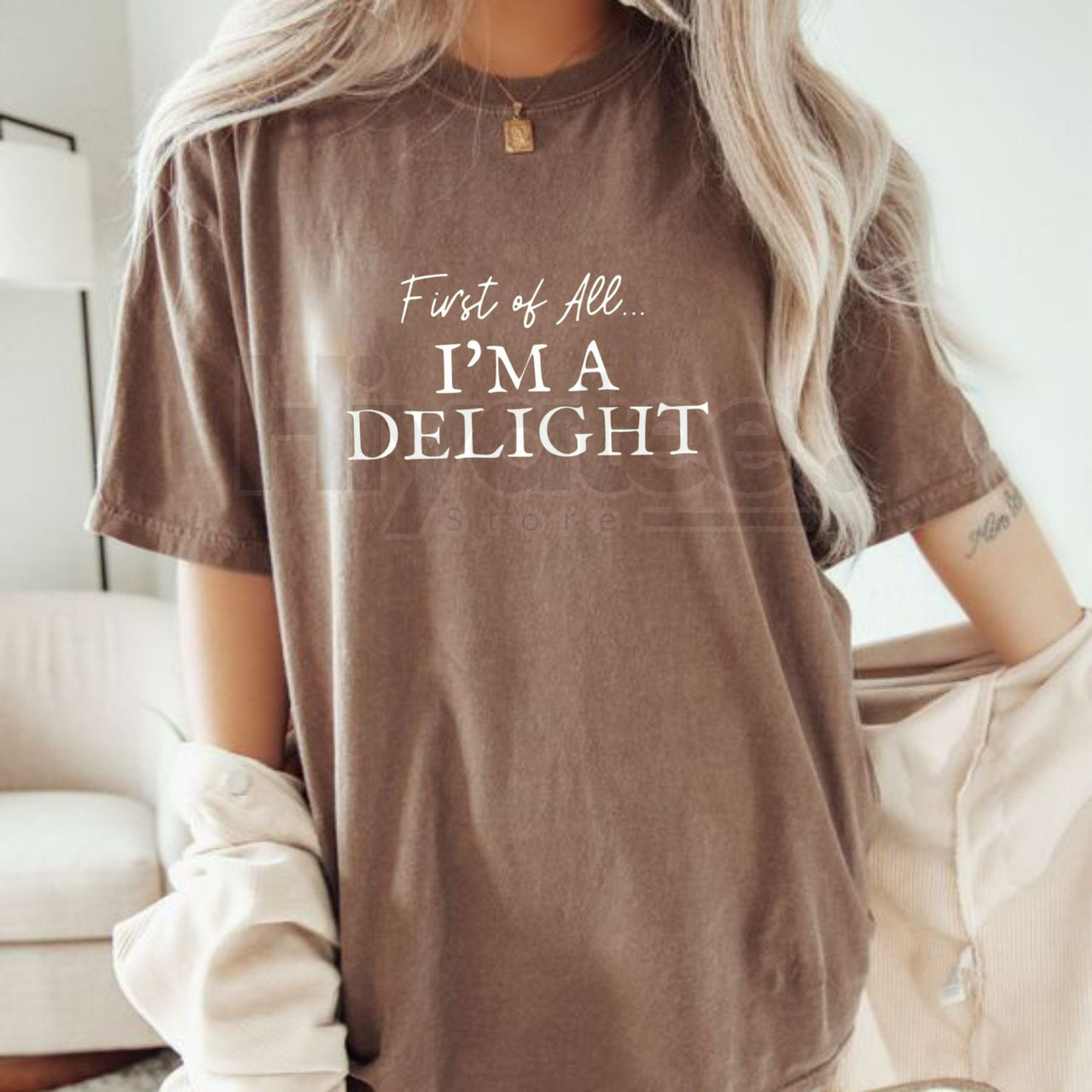 Women's Letter Print Round Neck Tee – Casual Fashion Crew Neck Holiday T-Shirt
