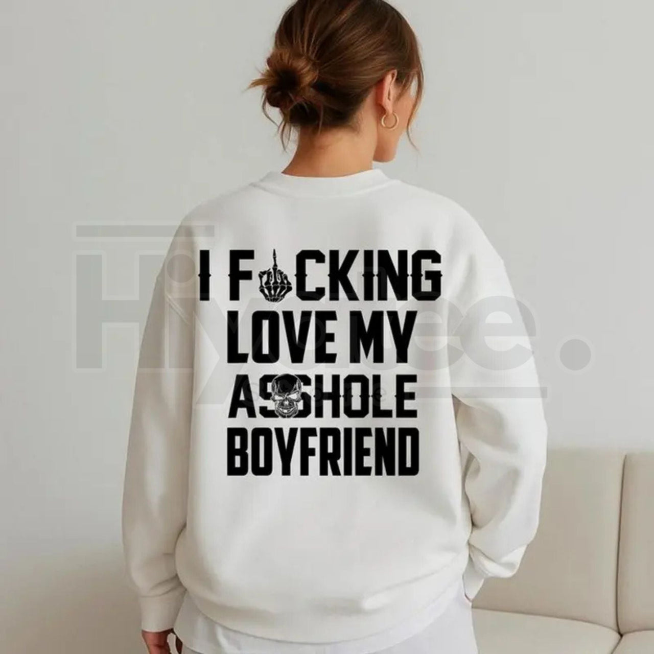 I Love My Boyfriend Shirt QTU: Cute Couple Slogan Tee, Valentine's Day or Anniversary Gift for Girlfriend, I Heart My BF Top