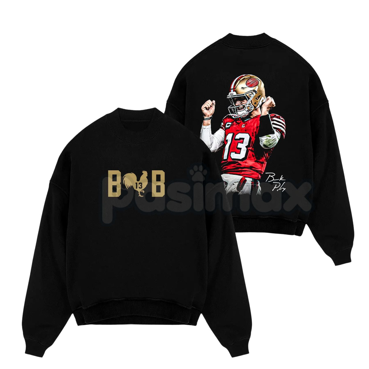 Brock Purdy 13 'Big Cock Brock' For Niner Gang – Funny Game Day Cotton Hoodie, T-Shirt & Sweatshirt