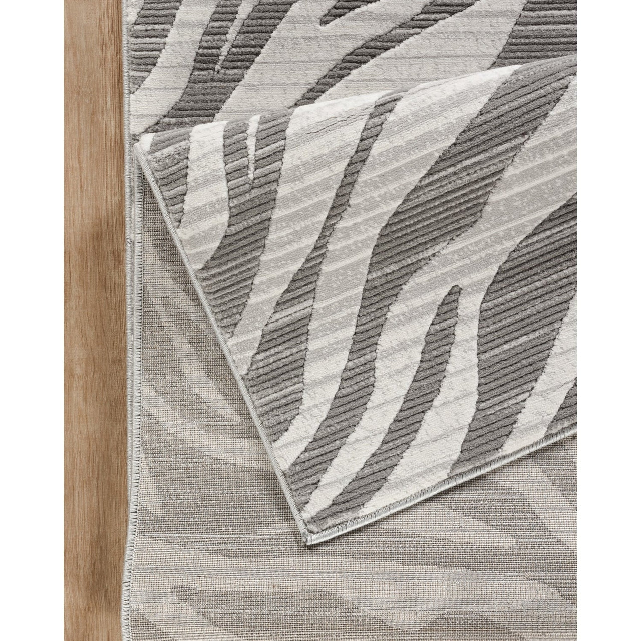 Geometrix GC_DIM1008 Gray 7 ft. 10 in. x 10 ft. 6 in. Contemporary Area Rug with Geometric 3D Effect