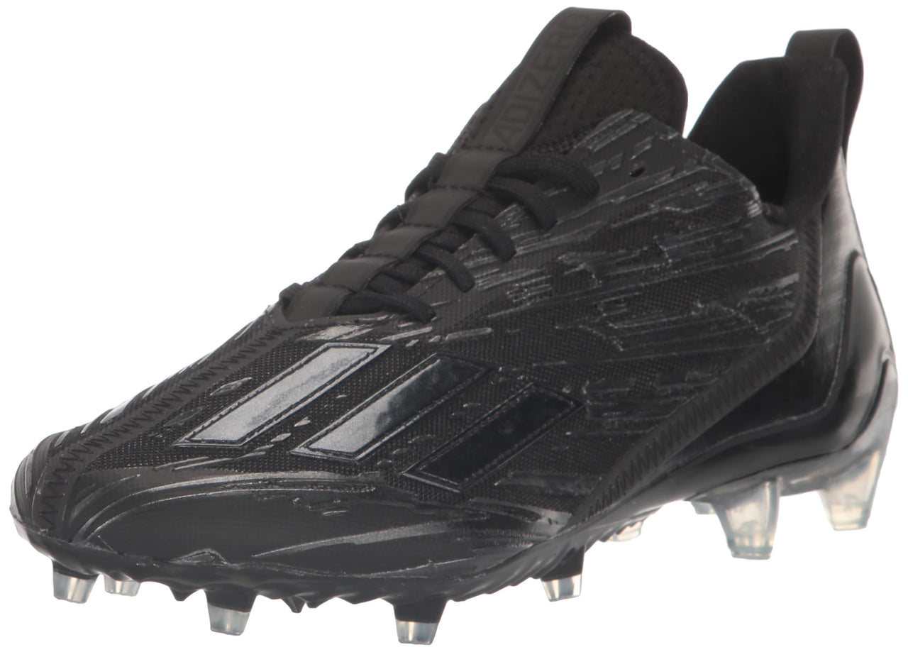 adidas Mens Adizero Football Shoe Black/Black/Black 8