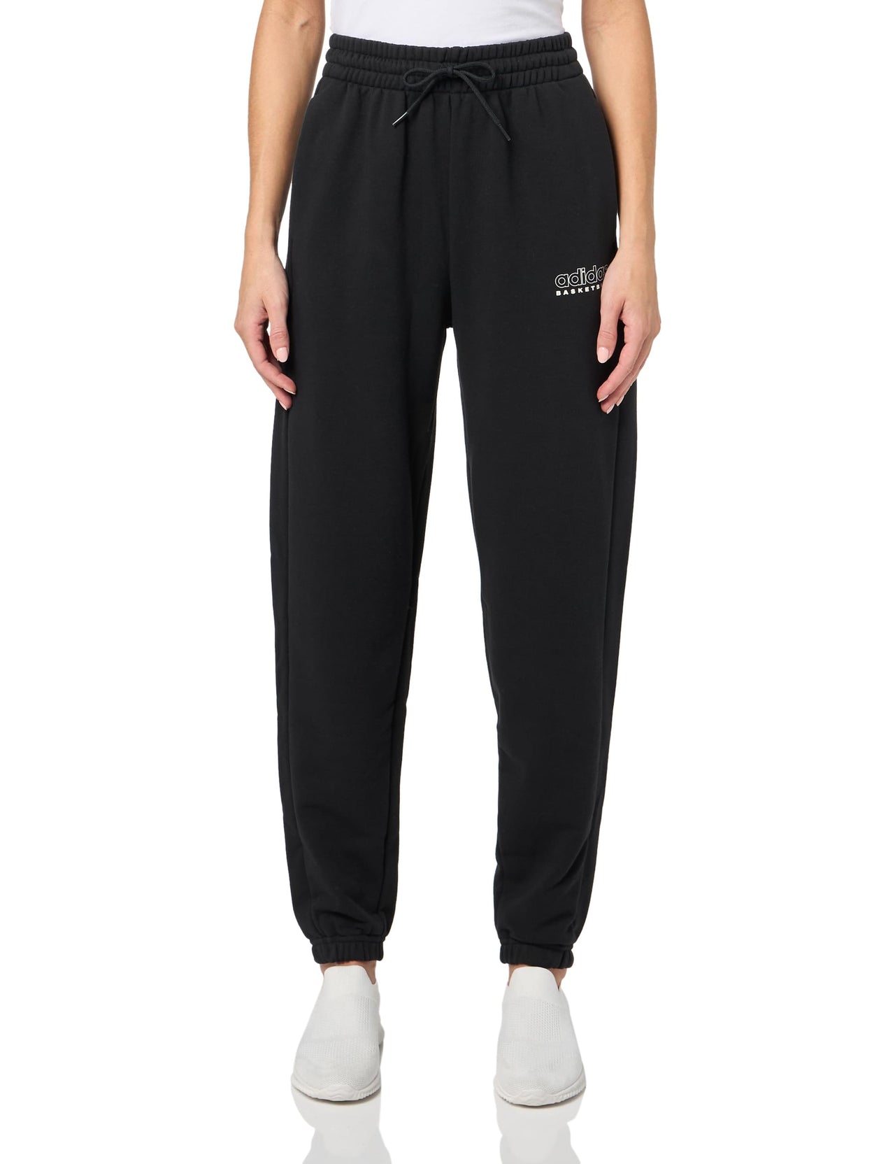 adidas Womens Tall Size Select Basketball Pants Black/Cloud White