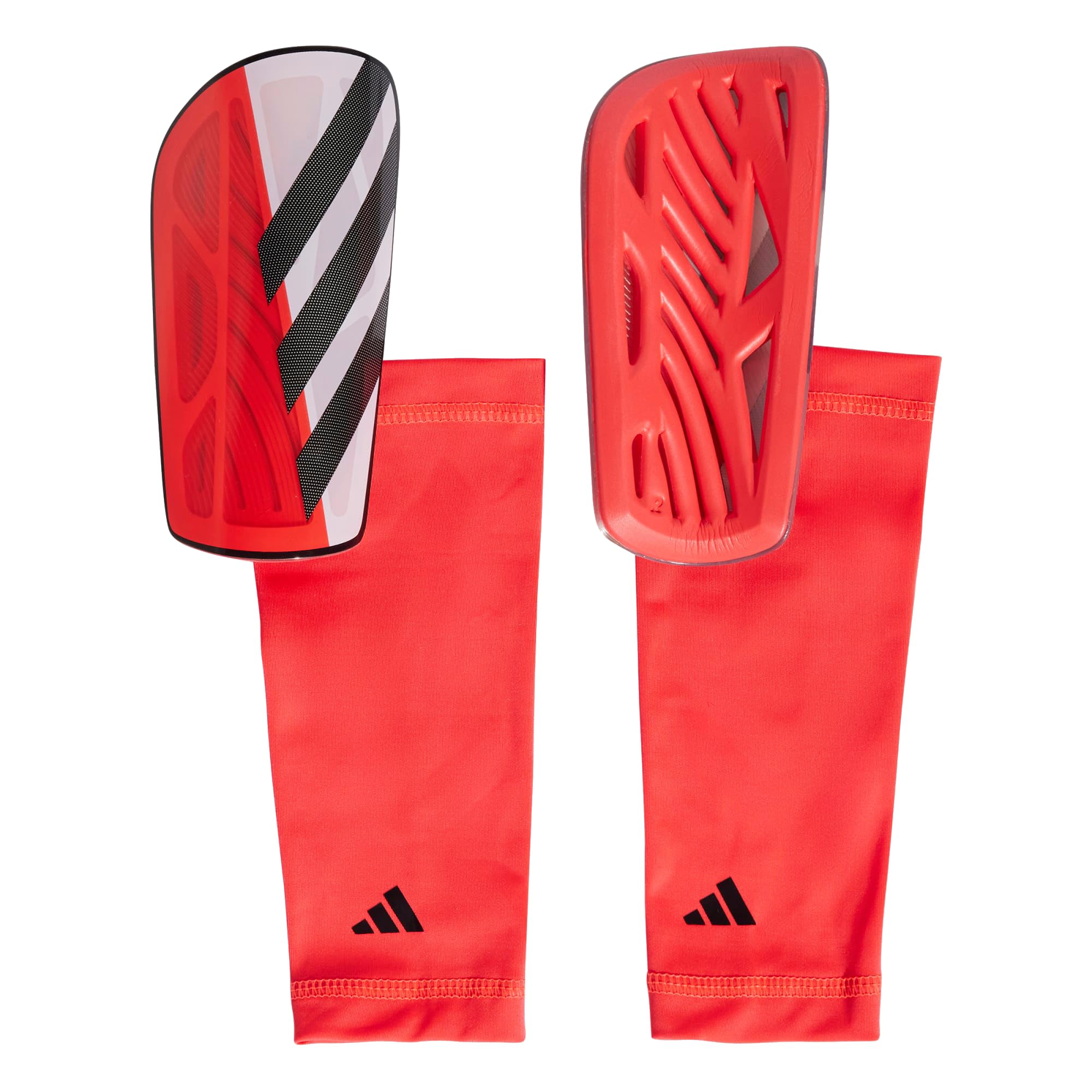 adidas Unisex-Adult Tiro Soft Ground League Shin Guards (Lucid Red/White/Black Medium)