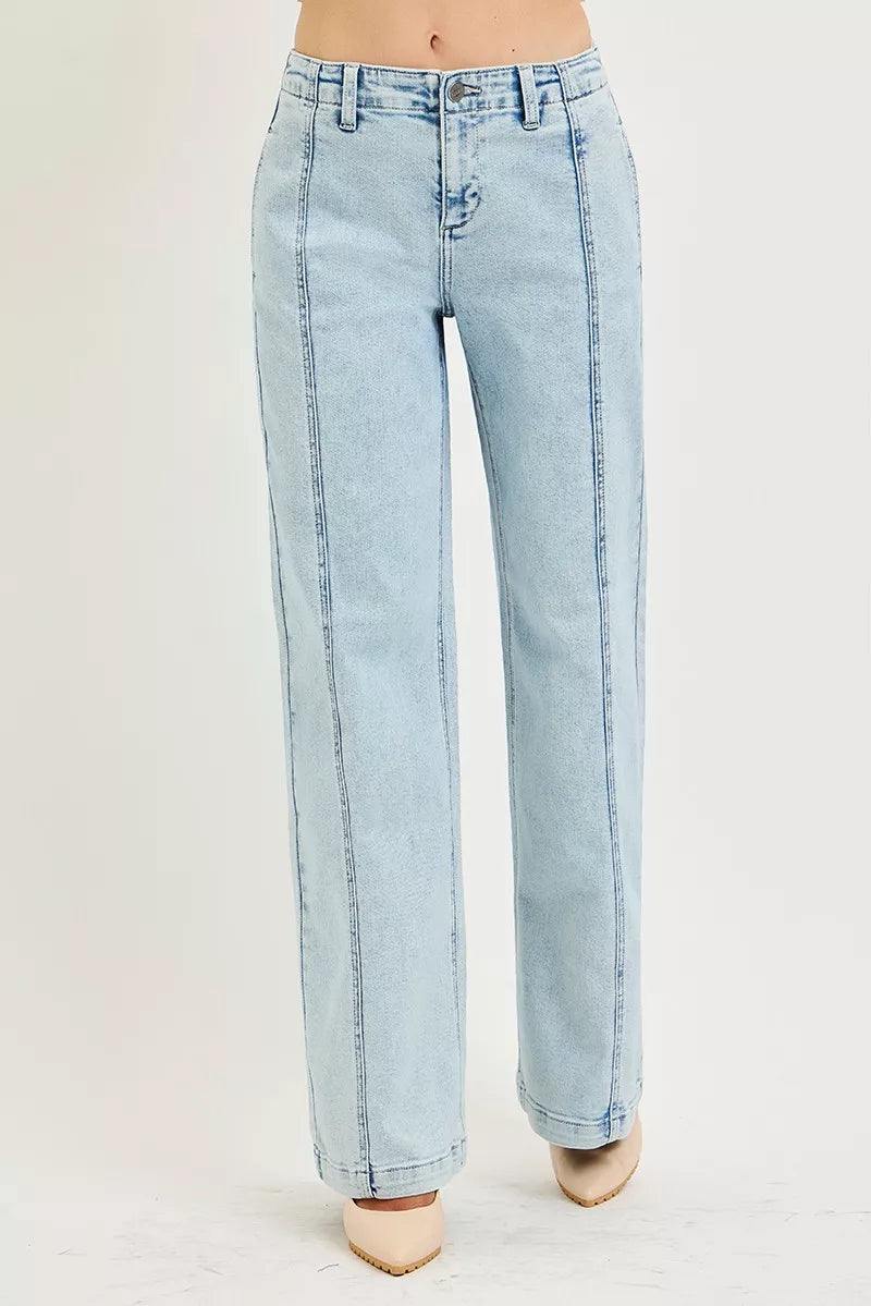 RISEN Slouchy Wide Leg Jeans