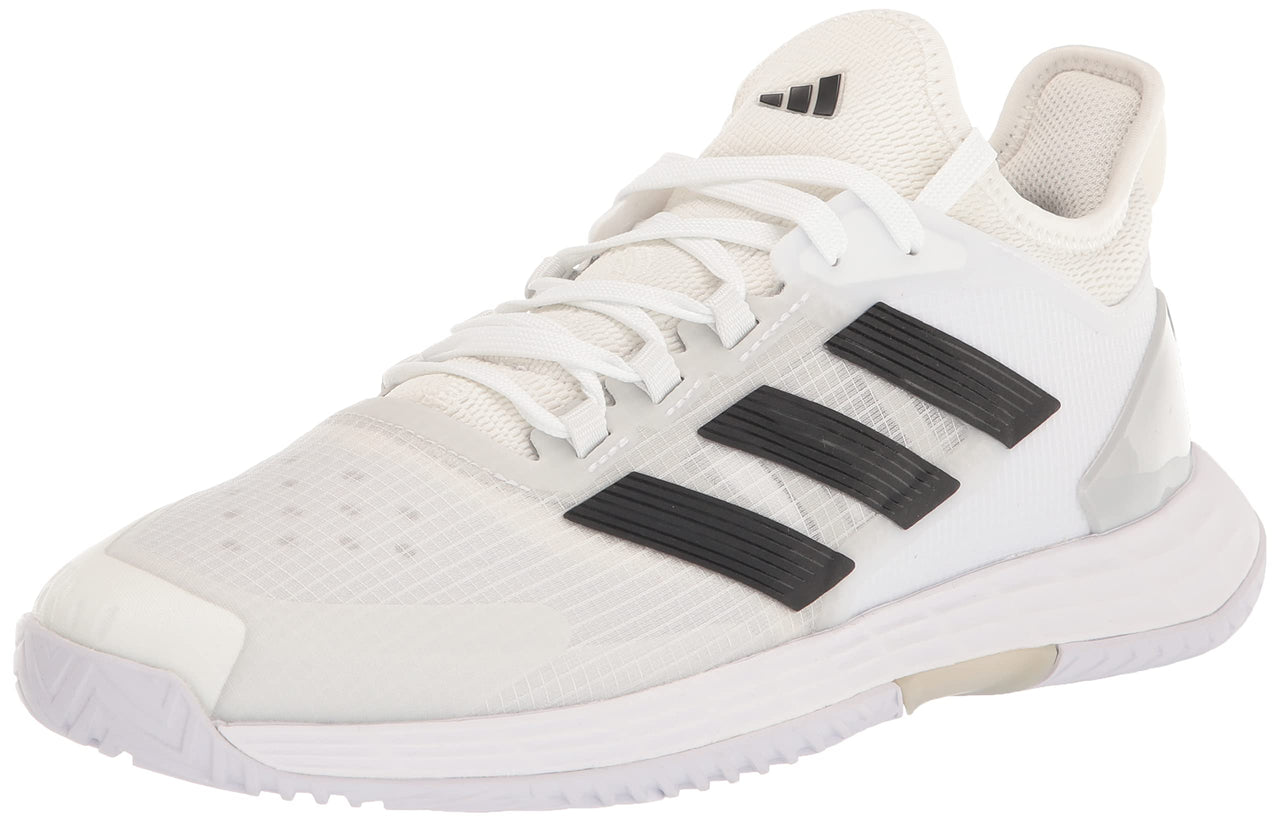 adidas mens Adizero Ubersonic 4.1 White/Core Black/Matte Silver 10