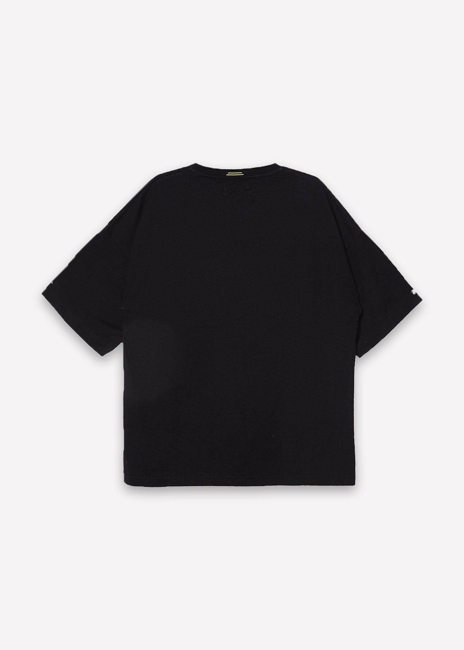 Konus Men's Oversized Vulture Graphic Tee in Black