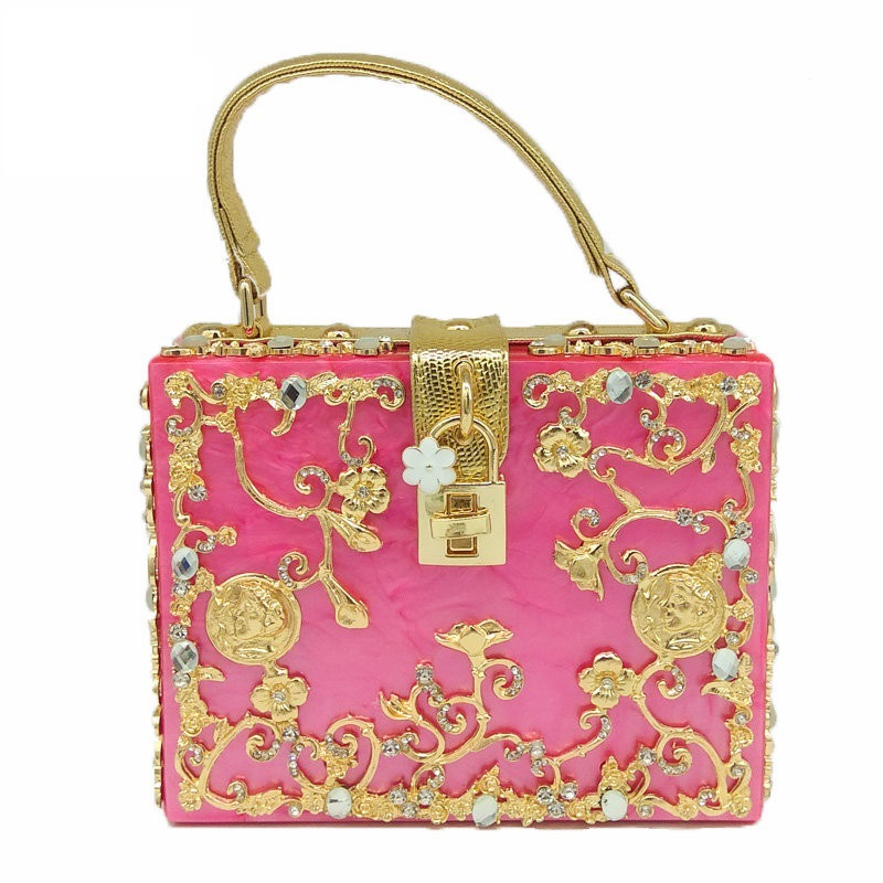 Pearl Rhinestone Bucket Bag (See size chart where applicable)