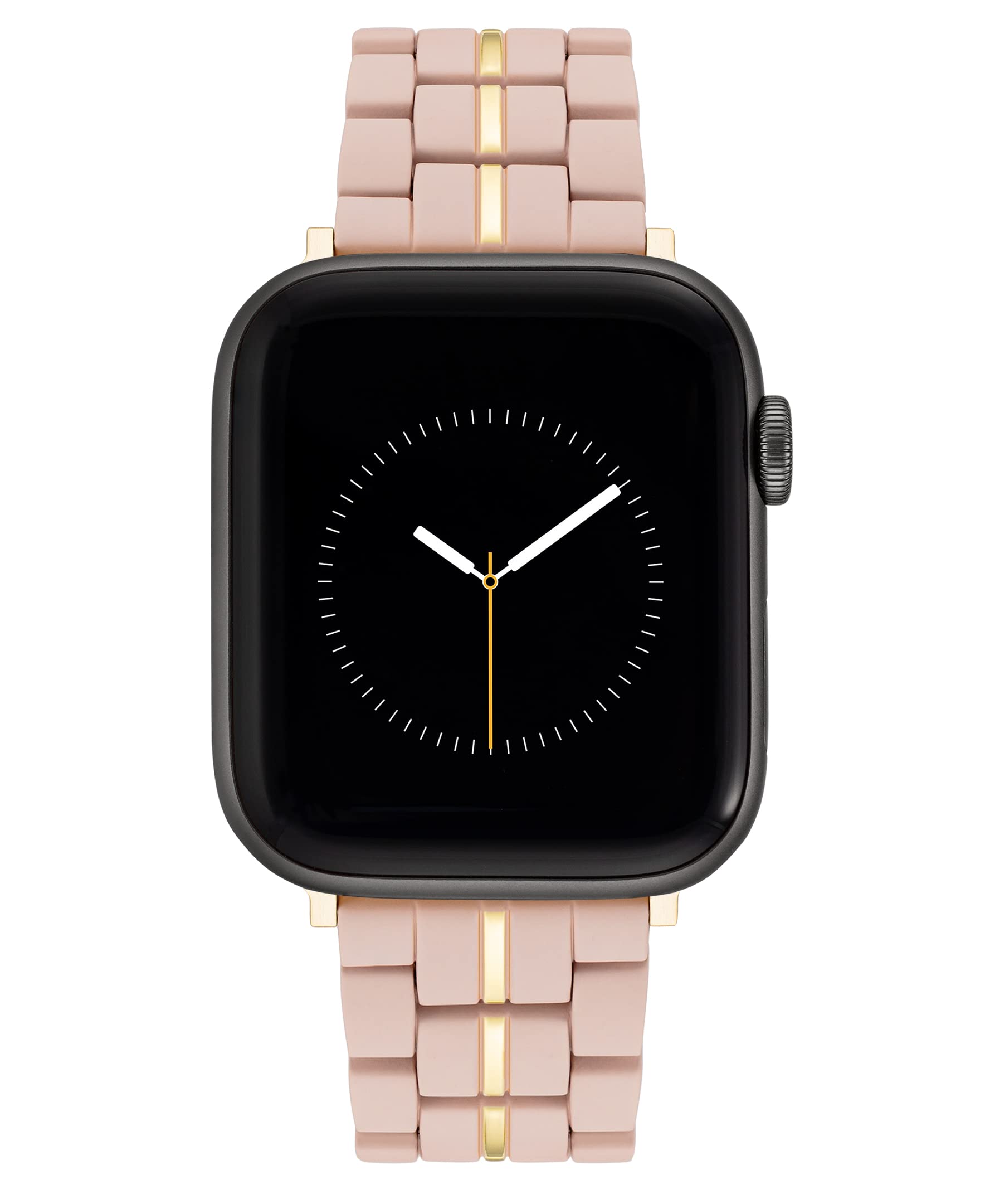 NINE WEST Fashion Rubberized Bracelet for Apple Watch Secure Adjustable Apple Watch Band Replacement Fits Most Wrists