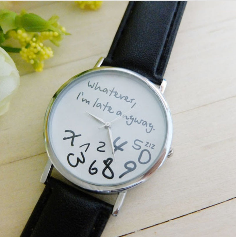 Fashion Casual Geneva Women's  Watch Leather Belt