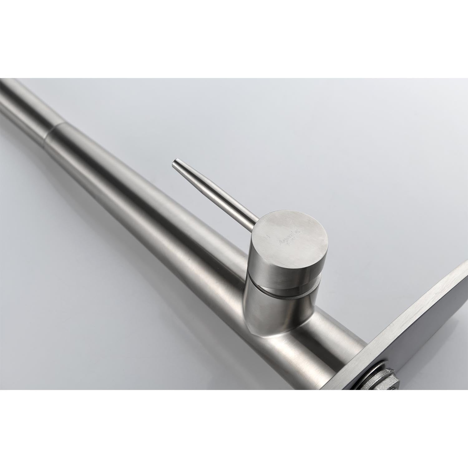 Single Handle Stainless Steel Kitchen Sink Faucet with Pull Down Sprayer