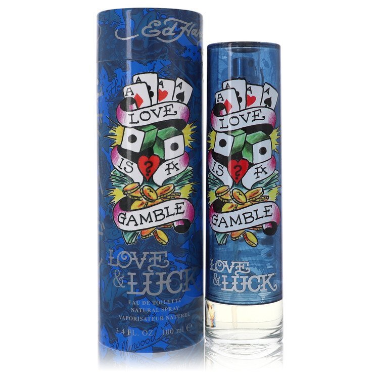 Christian Audigier Love & Luck Eau de Toilette Spray 3.4 oz for Men