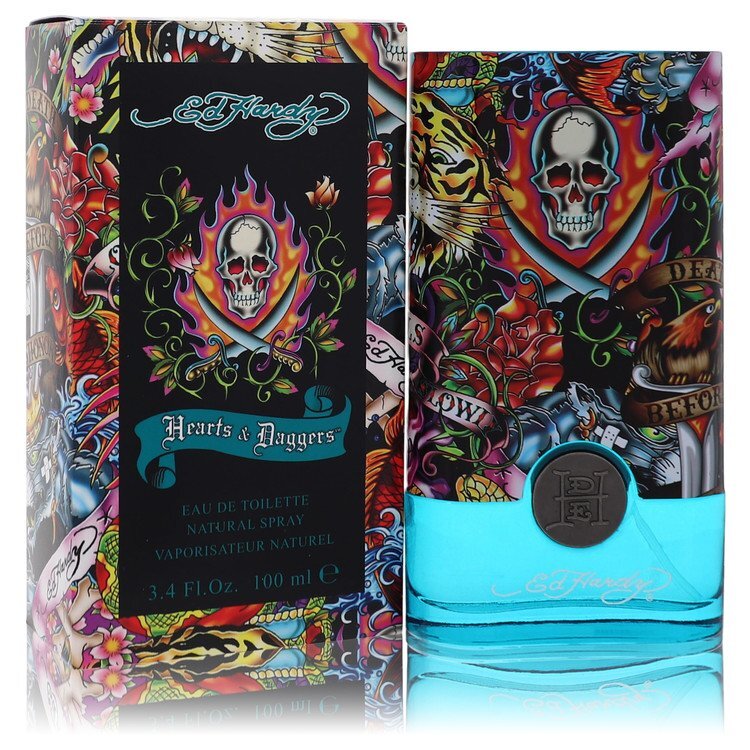 Christian Audigier Ed Hardy Hearts & Daggers Eau de Toilette Spray 3.4 oz for Men