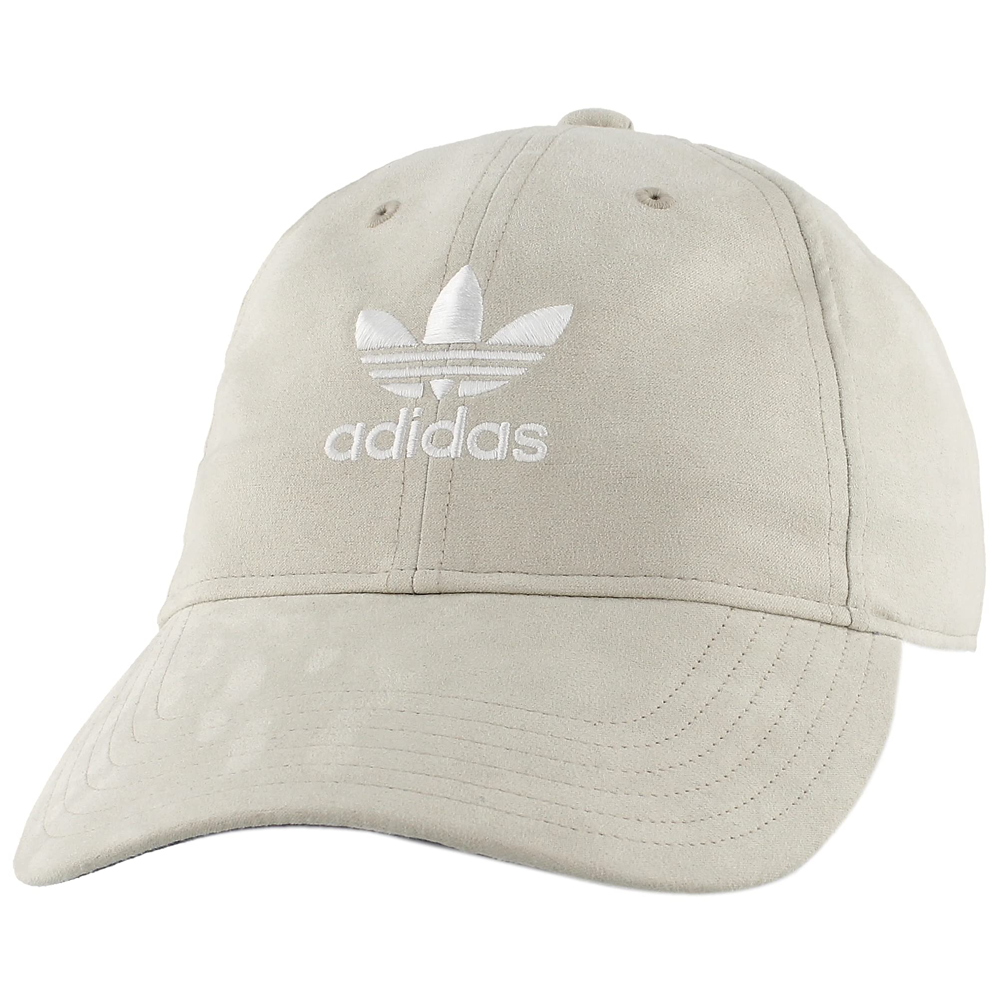 adidas Originals Womens Originals Relaxed Plus Strapback Clear Brown Suede/White One Size