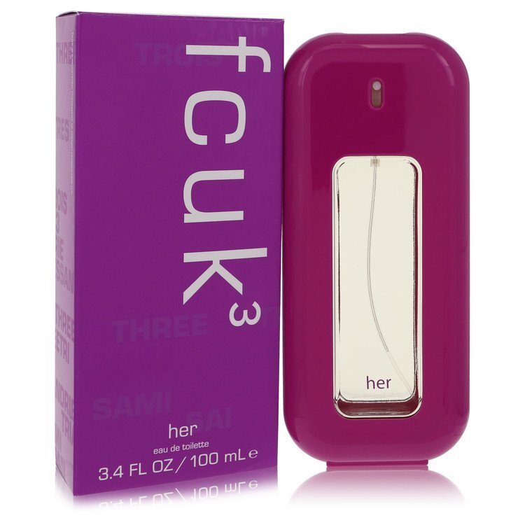 French Connection Fcuk 3 EDT 3.4 oz for Women