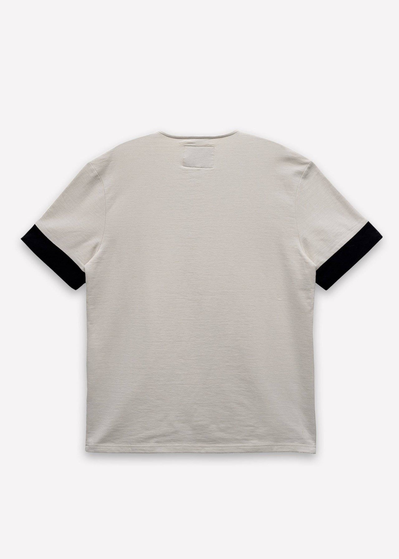 Konus Men's Ss Henley Tee / Owen In Beige