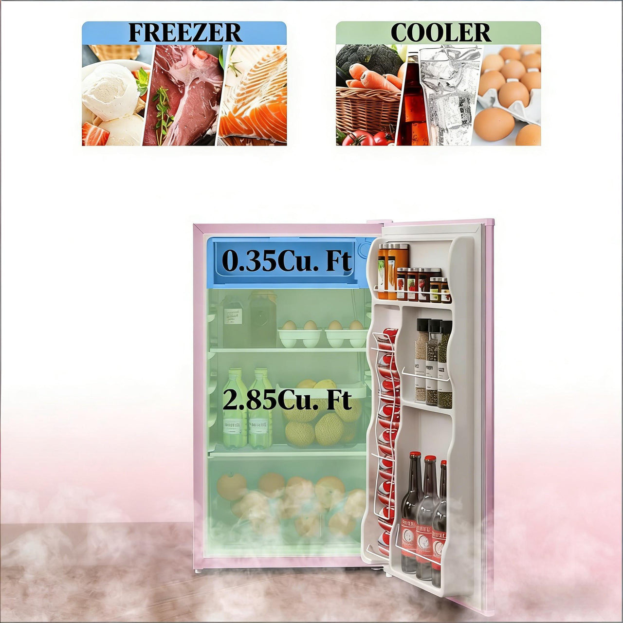 Compact Refrigerator,Mini Fridge