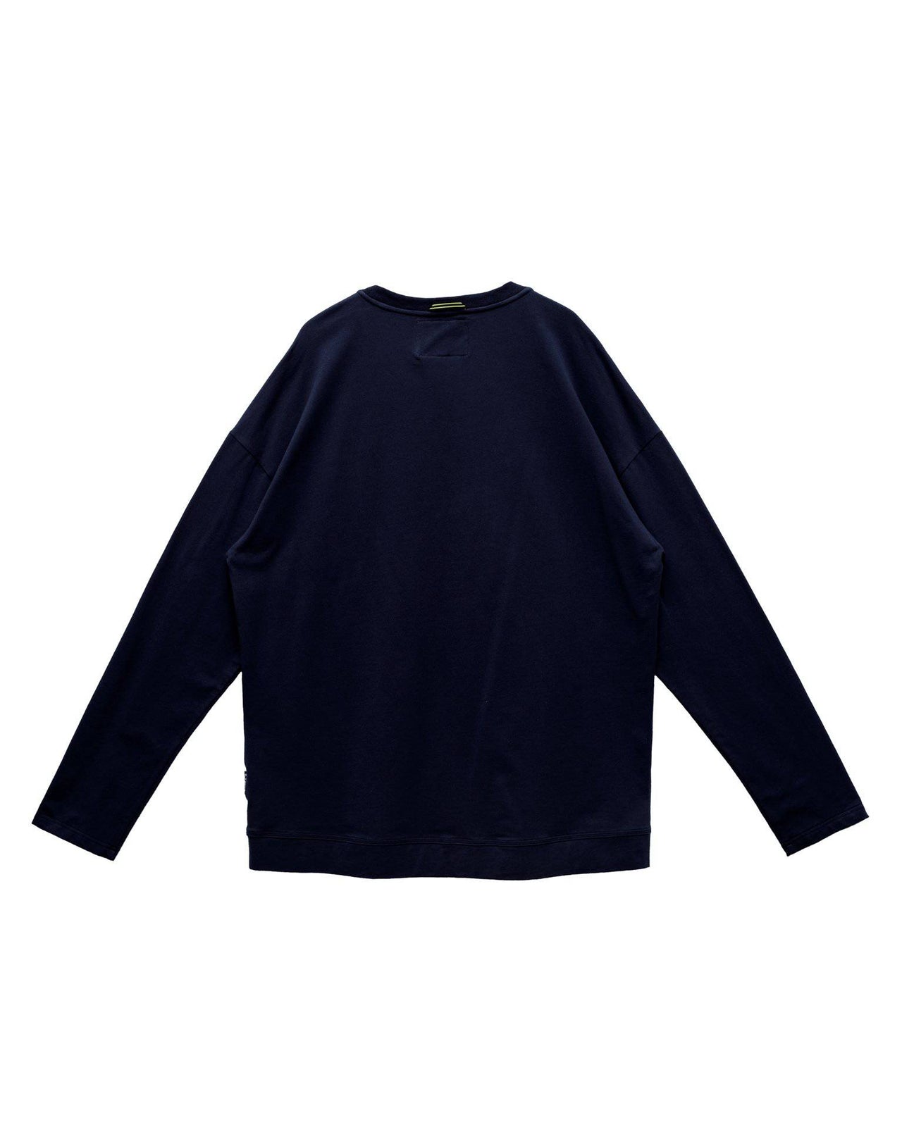 Konus Men's Long Sleeve Oversize Pocket Tee in Navy