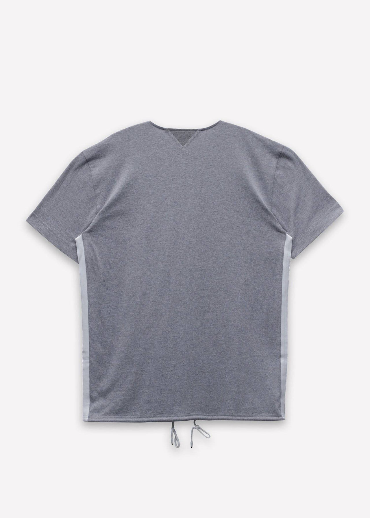 Men's Side Seam Tape Short Sleeve Tee in Heather Grey