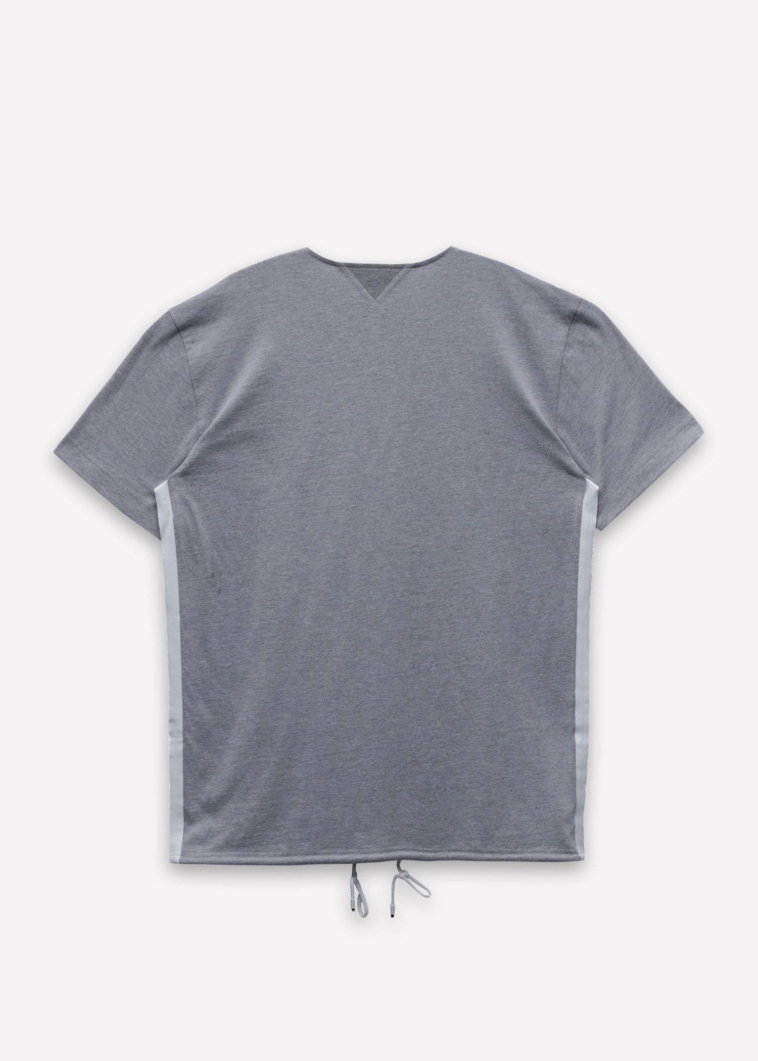 Men's Side Seam Tape Short Sleeve Tee in Heather Grey