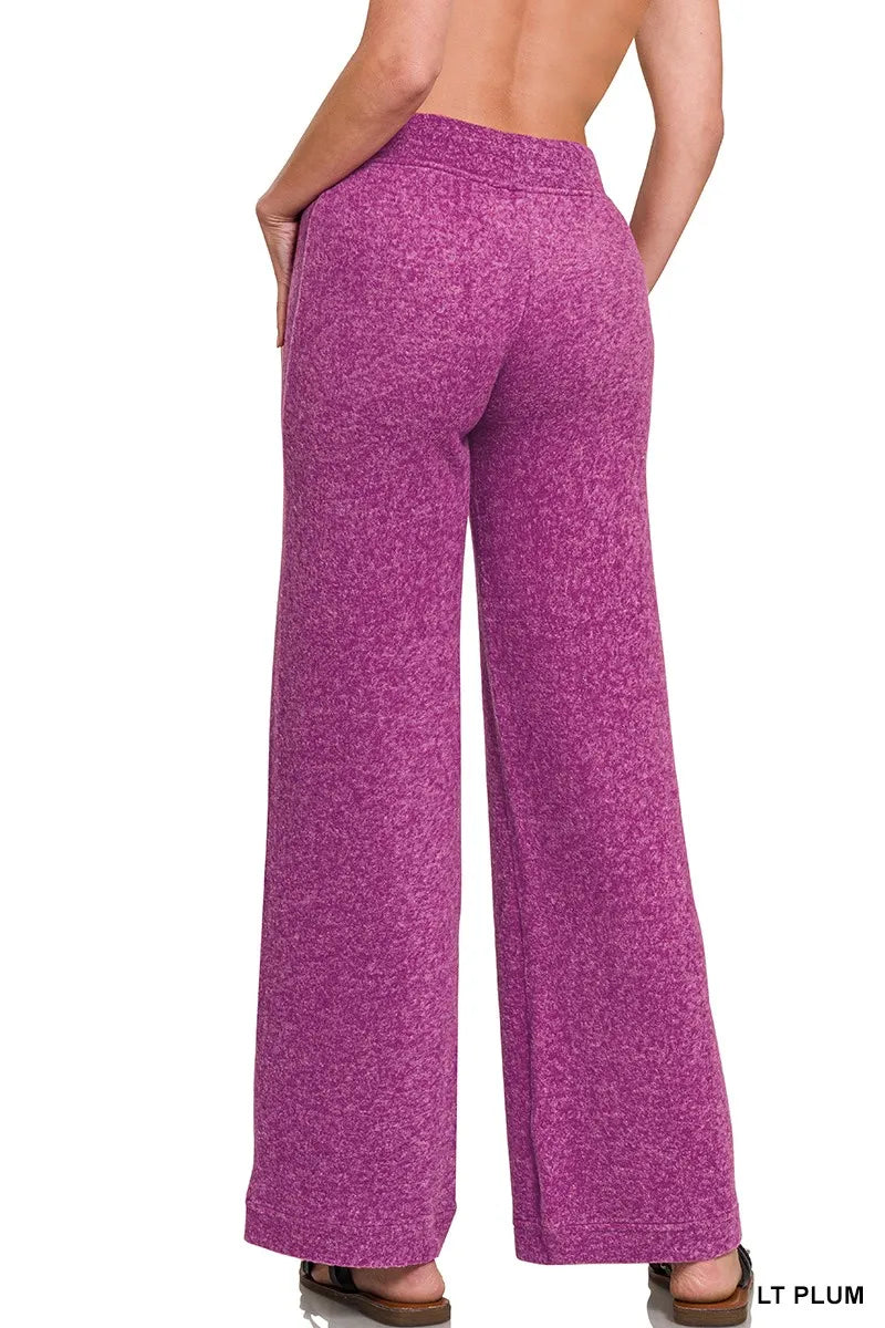 Zenana Soft  Brushed Hacci Pants