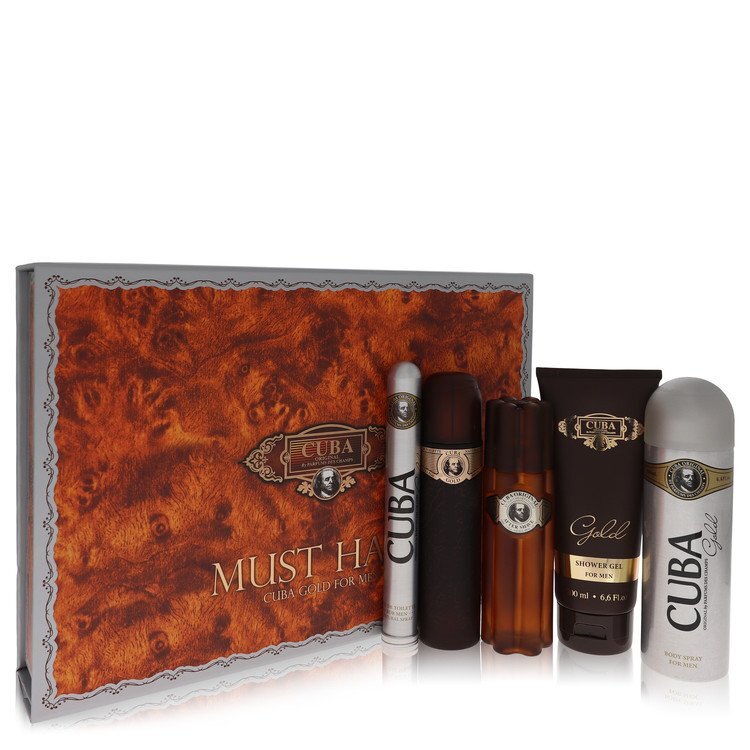 Cuba Gold 5 Piece Gift Set for Men