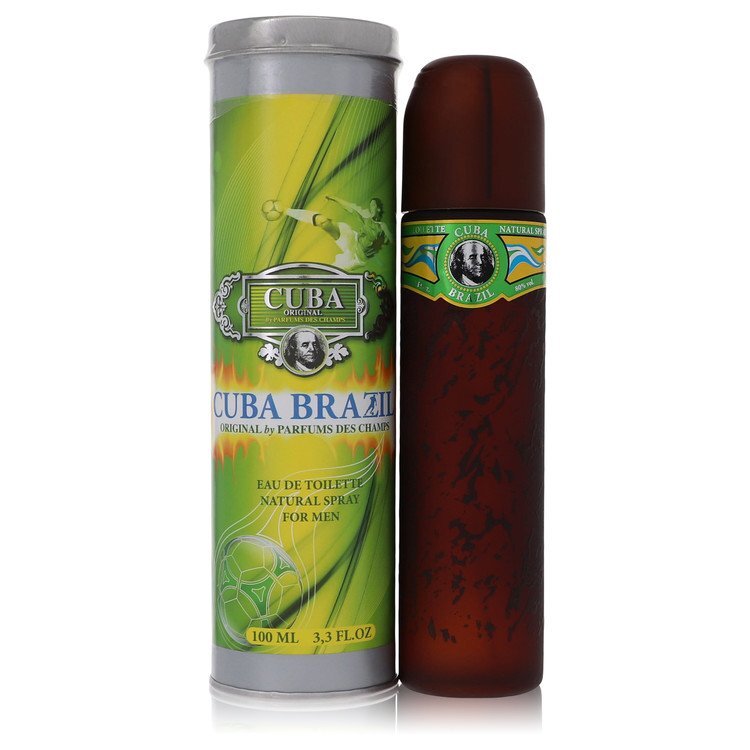Cuba Brazil Eau de Toilette Spray 3.4 oz for Men