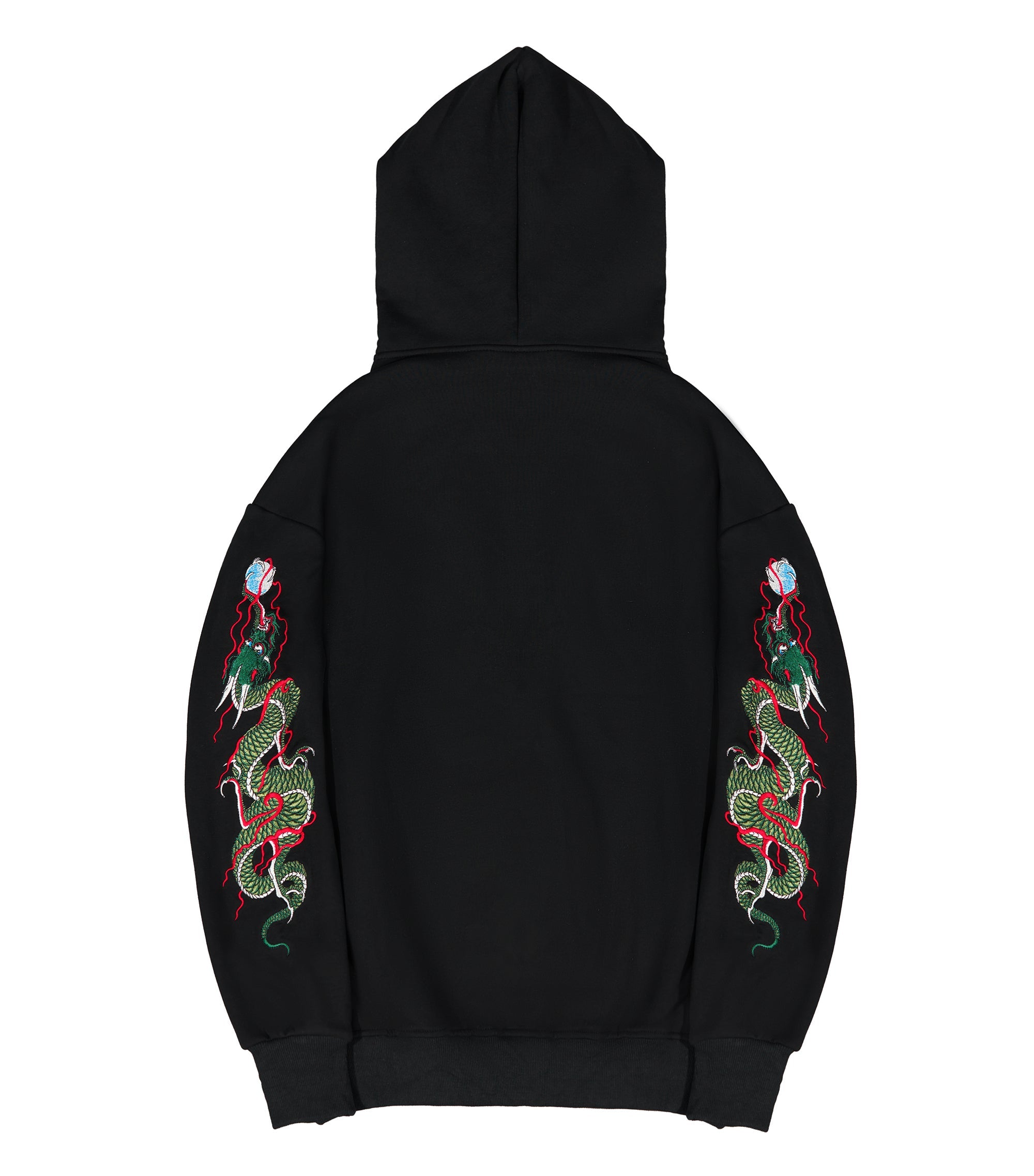 KH9005 Green Dragon Embroidery Hoodie