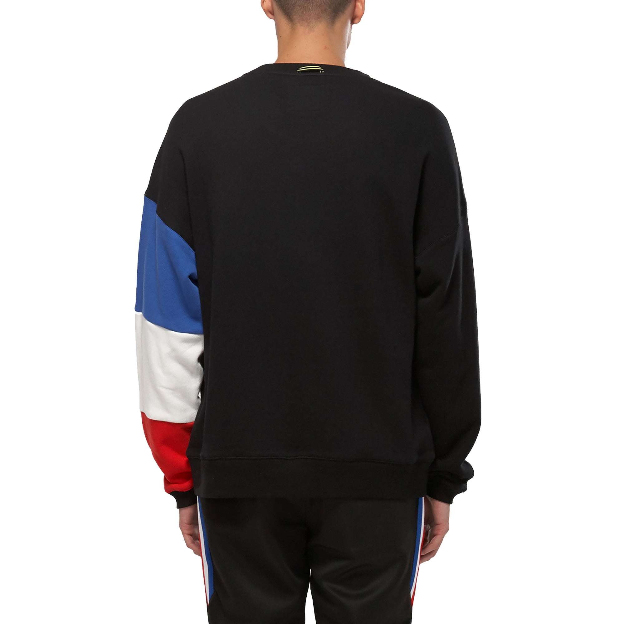 Konus Men's Color Blocked Sweatshirt in Black