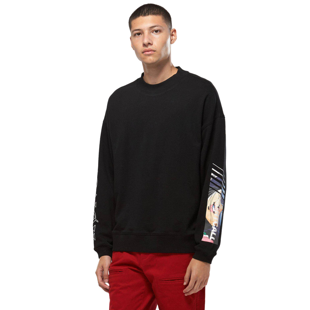 Konus Men's Oversize Sweatshirt In Black