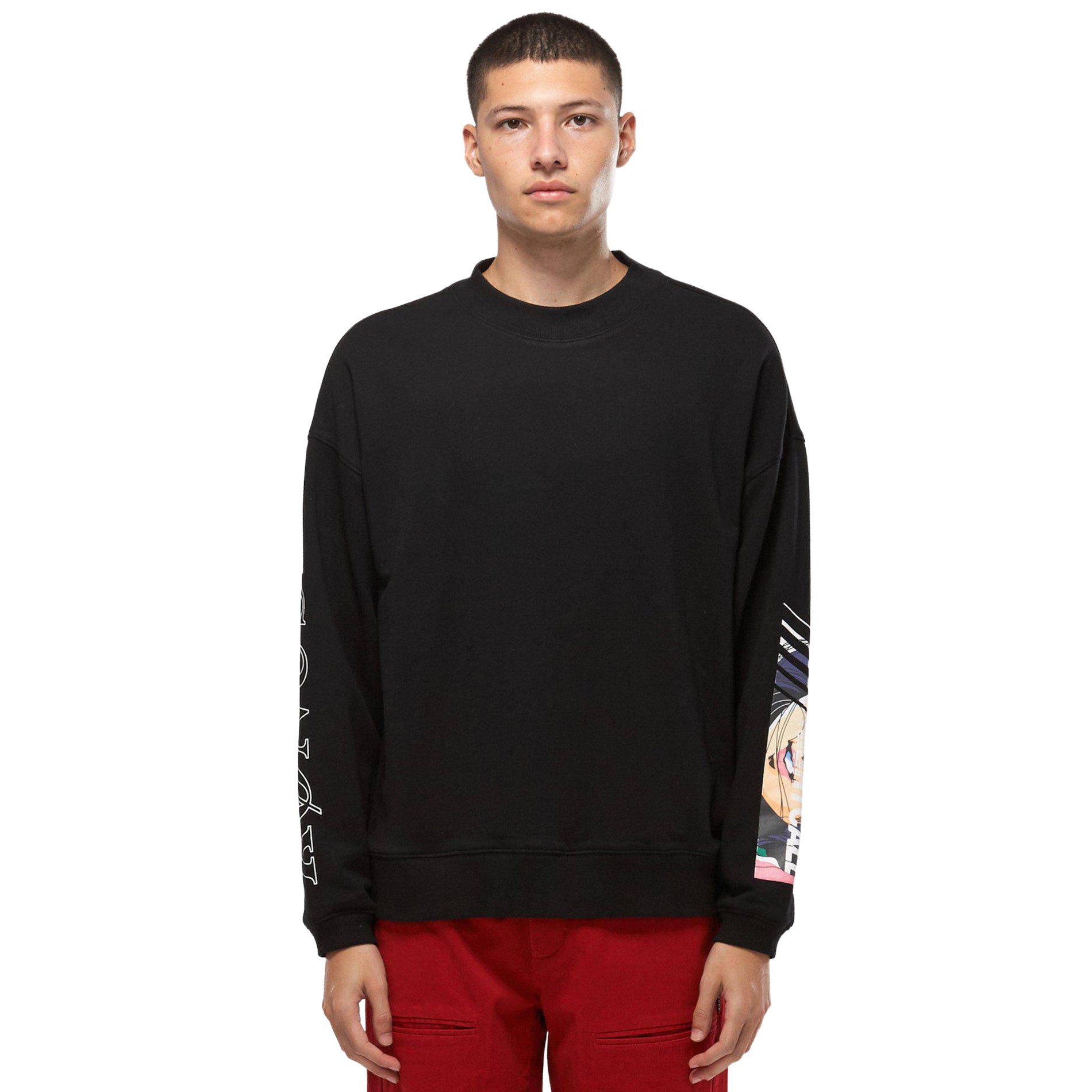 Konus Men's Oversize Sweatshirt In Black