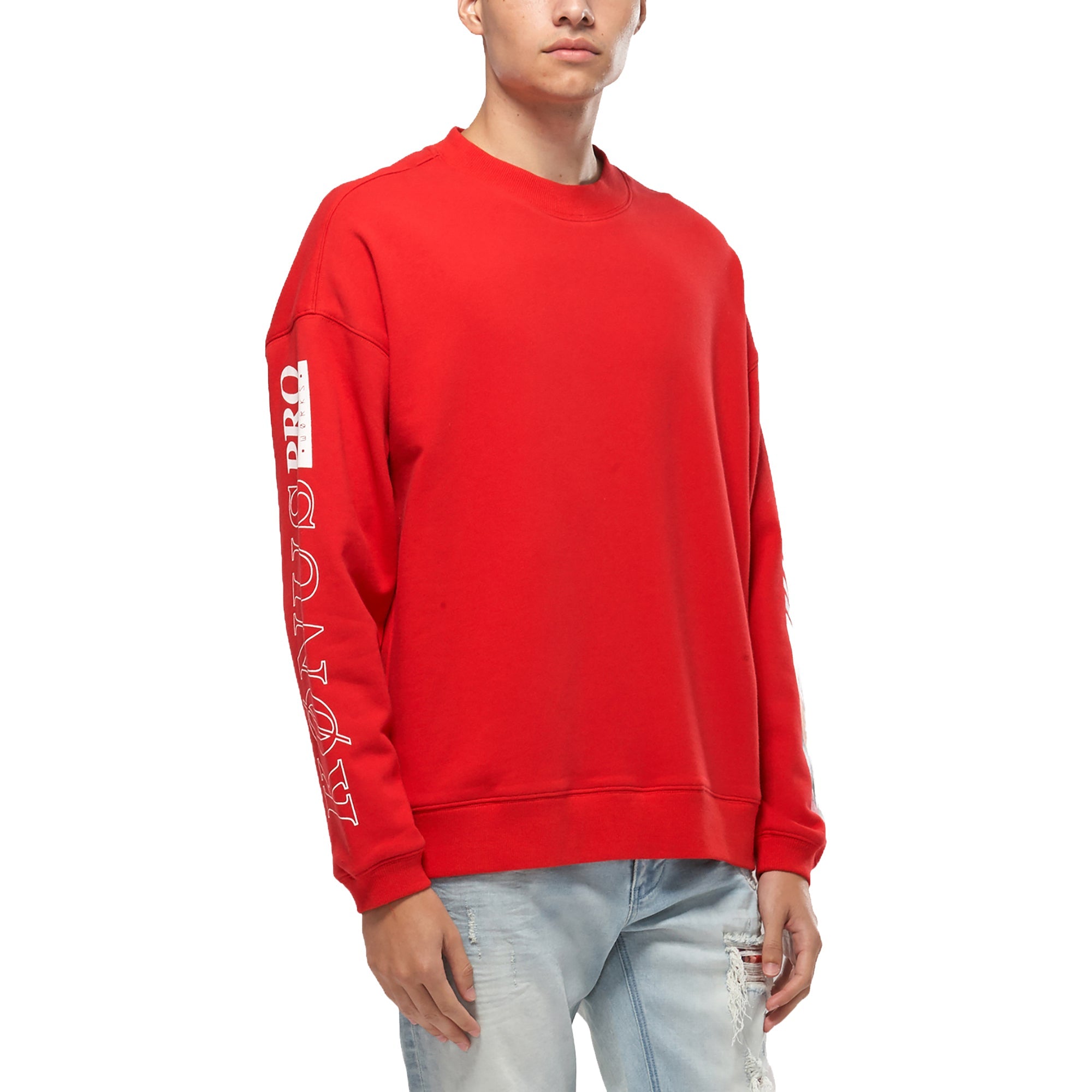 Konus Men's Oversize Sweatshirt in Red