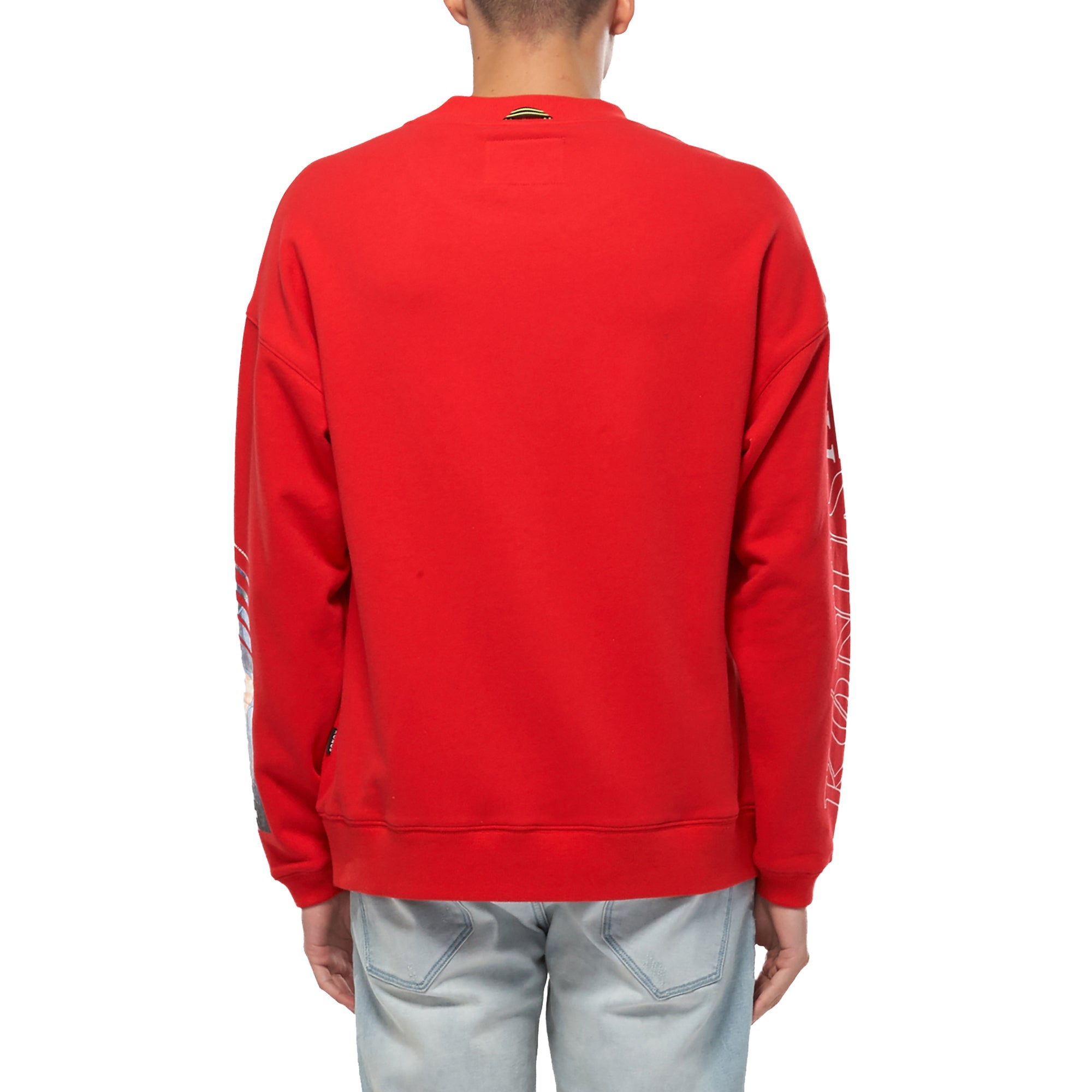 Konus Men's Oversize Sweatshirt in Red