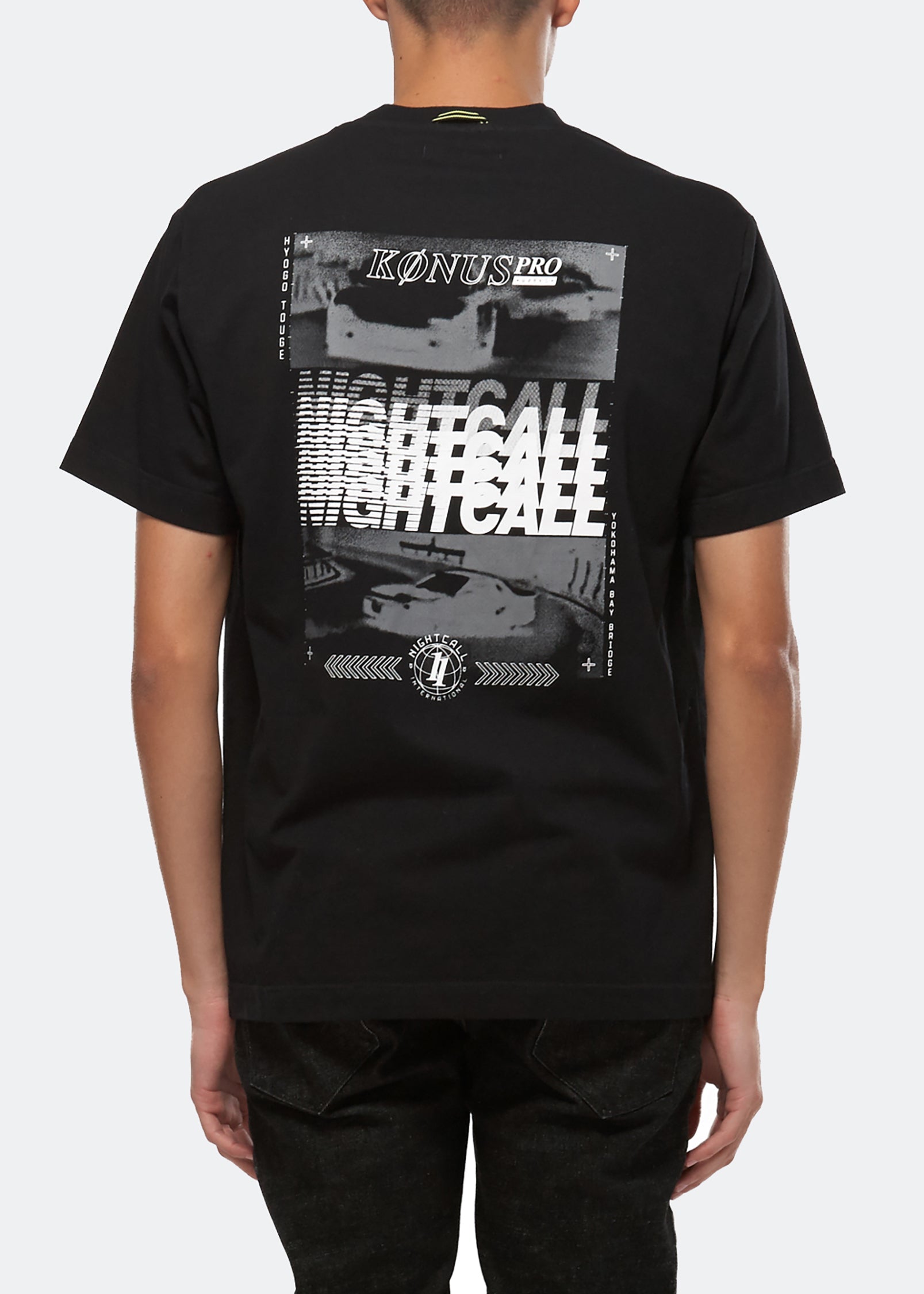 Konus Men's Graphic Tee in Black