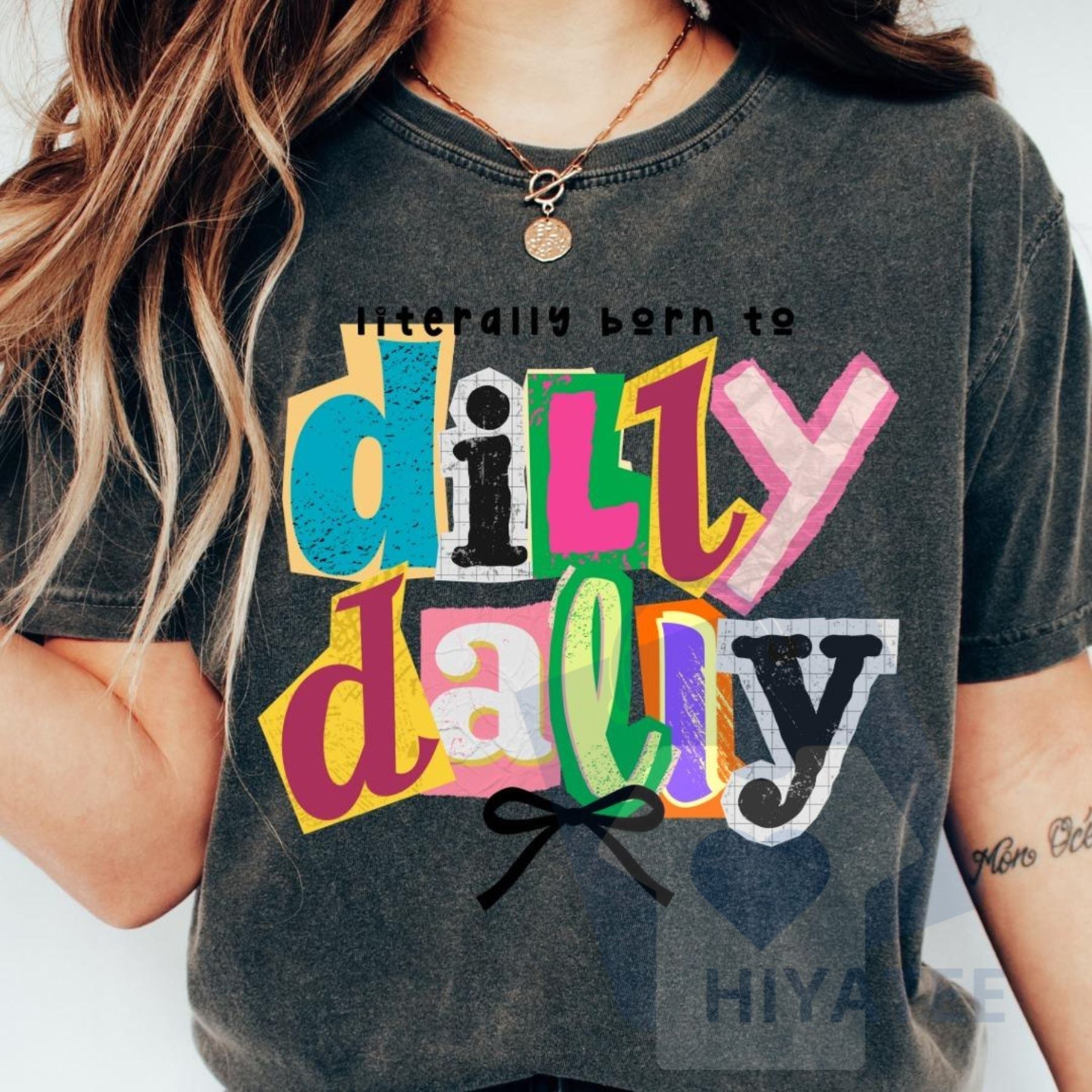 Preppy Girl Collage Y2K Comfort Colors Shirt – Retro Coquette Positivity Faith Tee
