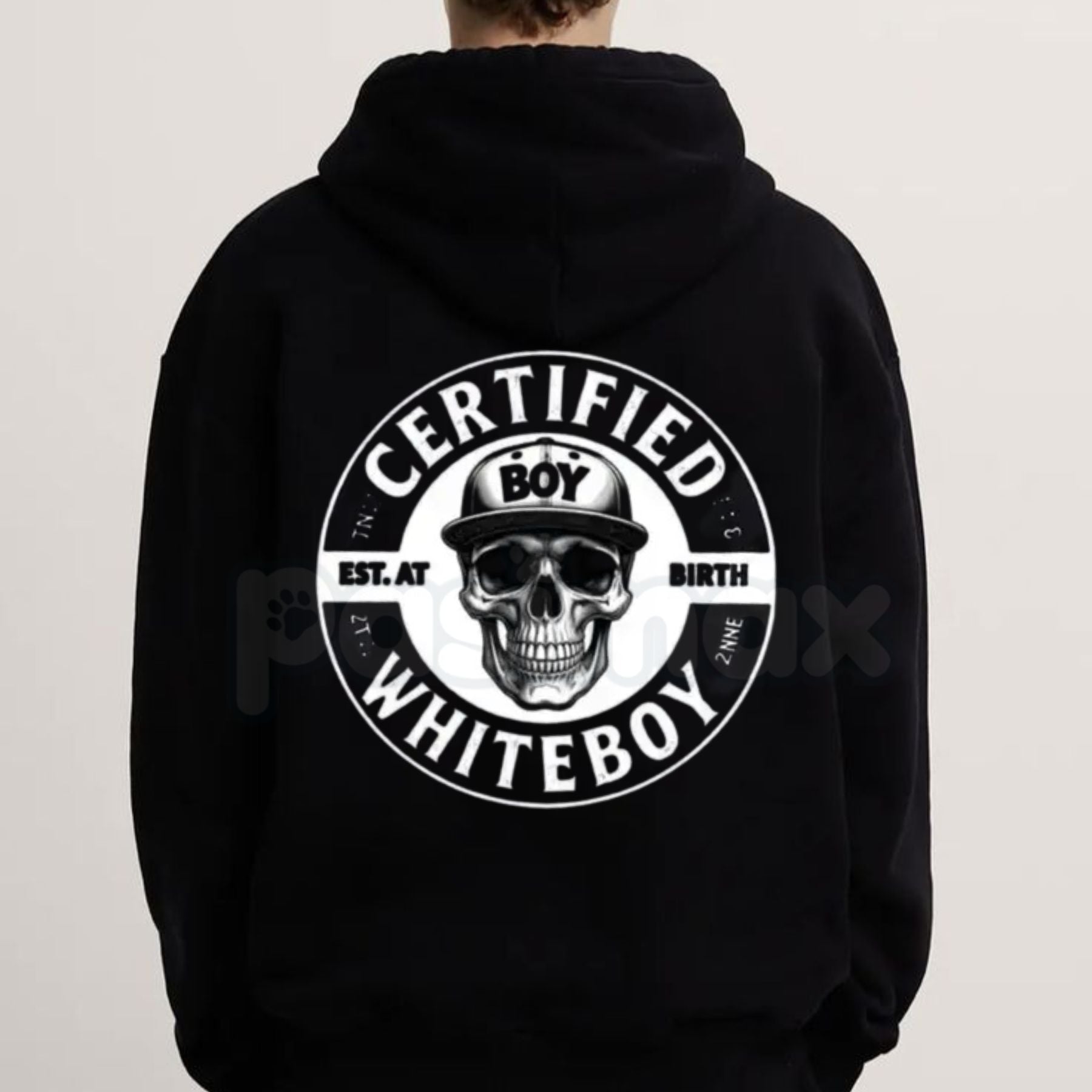 Certified Whiteboy Shirt – Skull Graphic Streetwear Hoodie, Urban Aesthetic Sweatshirt & T-Shirt