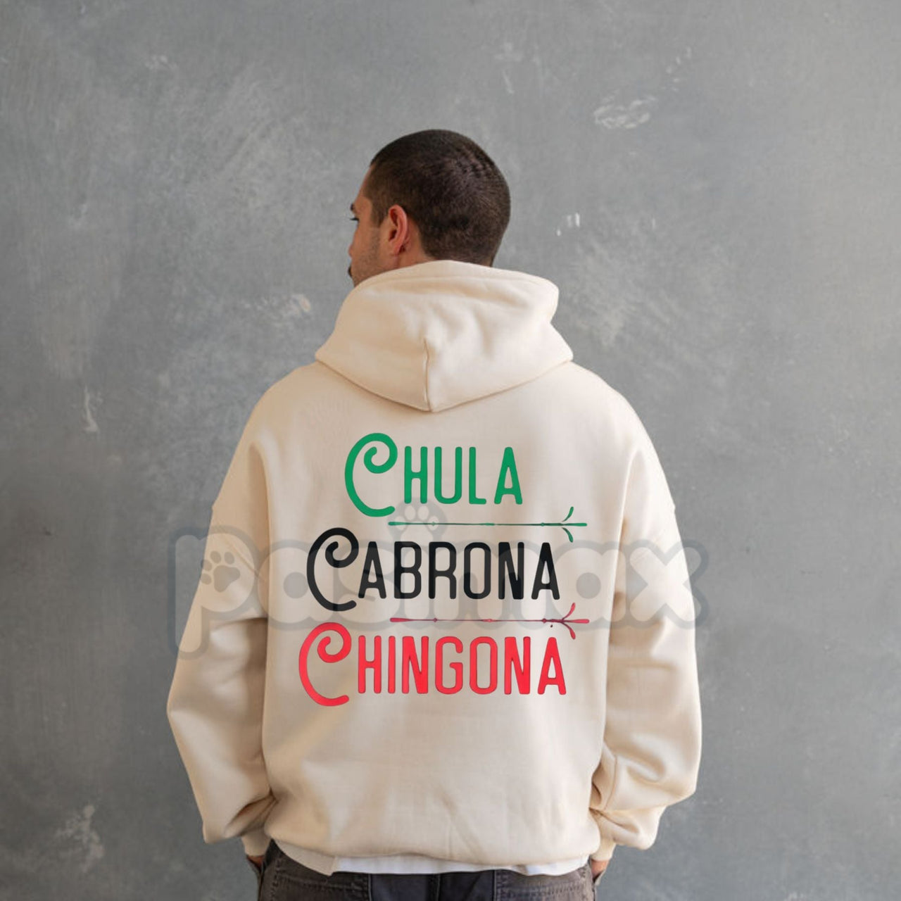 Chingona Chola Mexican Pride Hoodie – Men’s Edgy Graphic Streetwear, Vintage Culture Pullover, Long Sleeve Hooded Sweatshirt