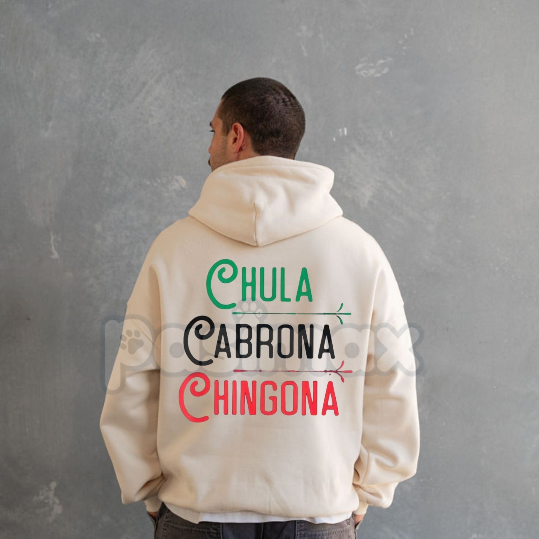 Chingona Chola Mexican Pride Hoodie – Men’s Edgy Graphic Streetwear, Vintage Culture Pullover, Long Sleeve Hooded Sweatshirt