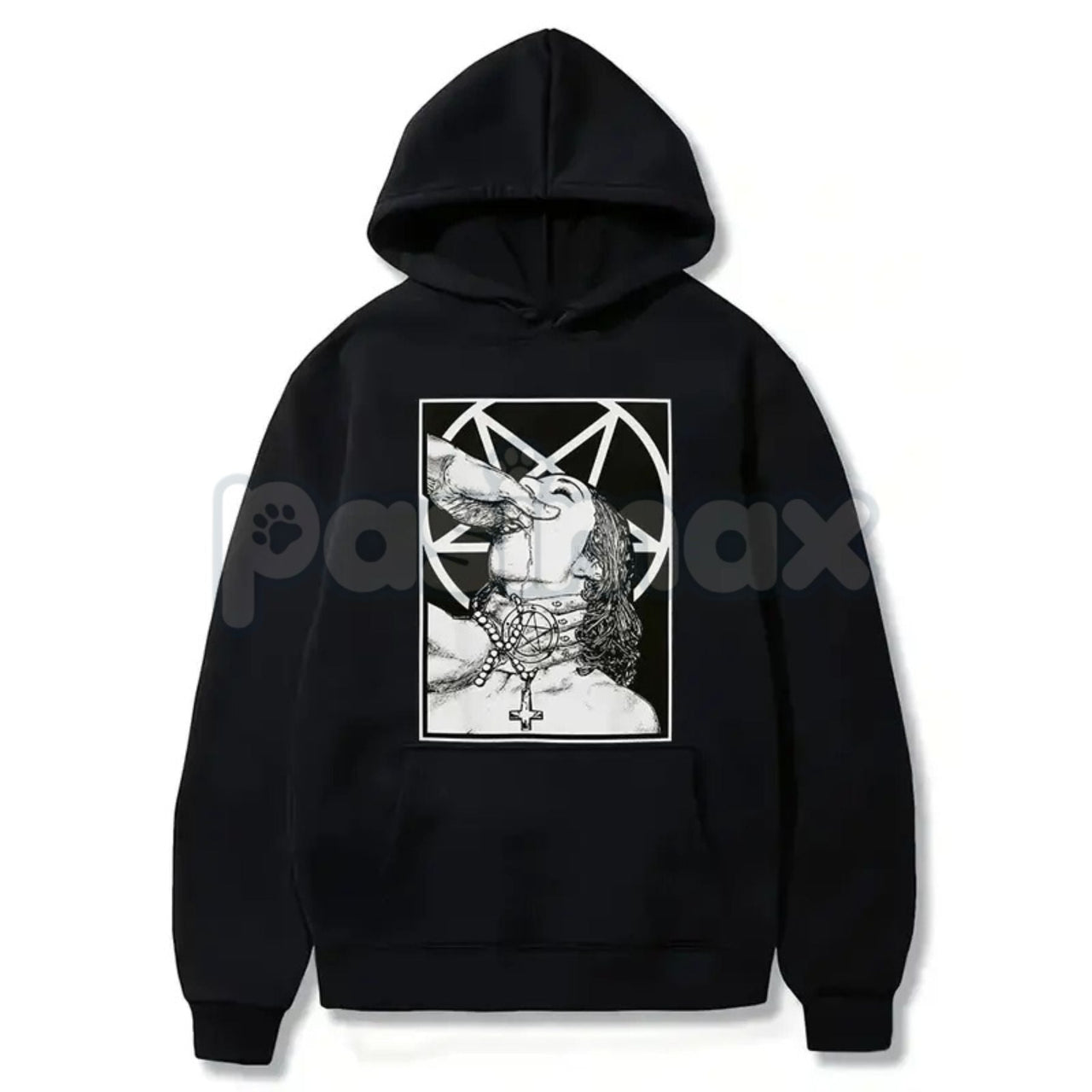 Unholy Nun Naughty Graphic T-Shirt – Dark Gothic Aesthetic Hoodie & Edgy Streetwear Sweatshirt
