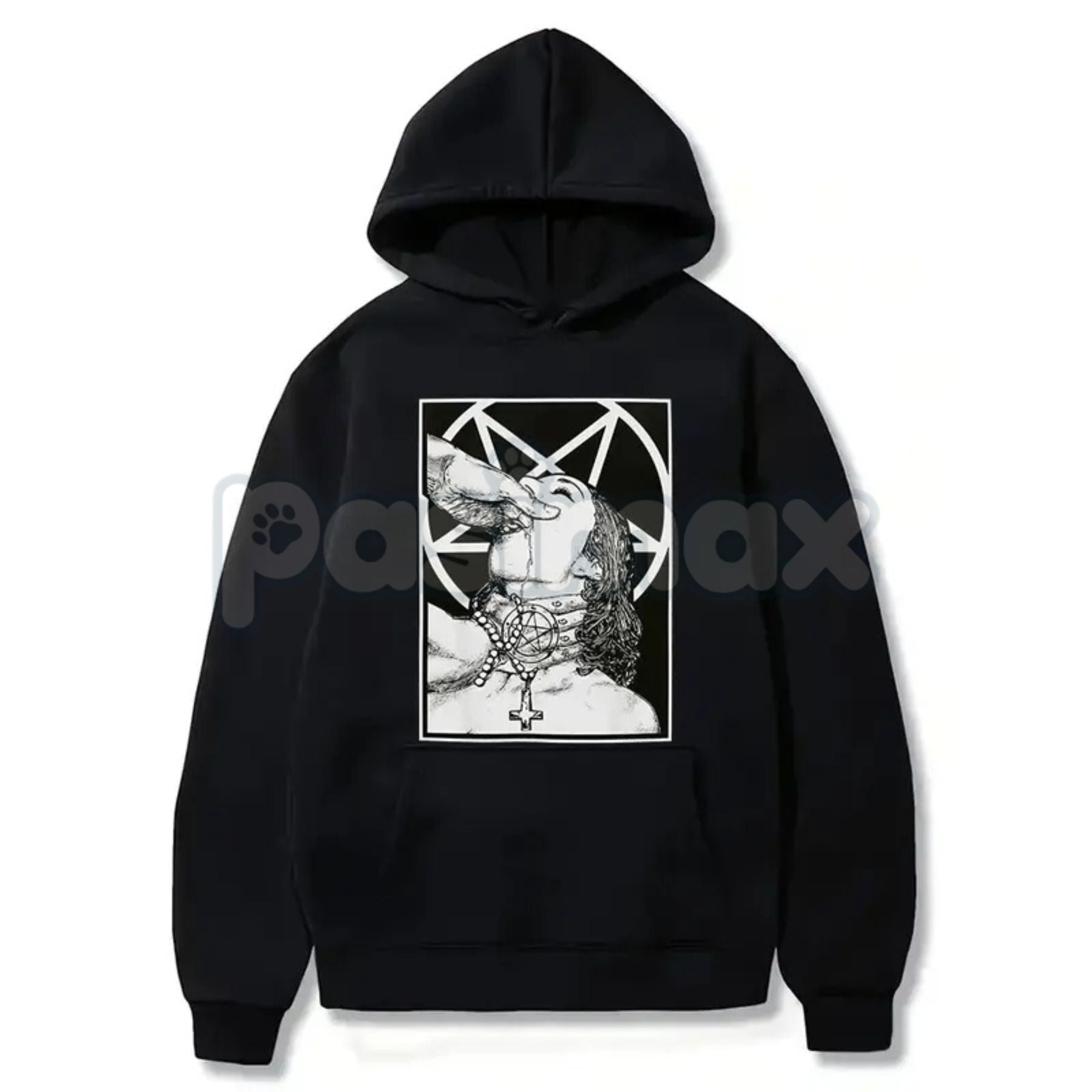 Unholy Nun Naughty Graphic T-Shirt – Dark Gothic Aesthetic Hoodie & Edgy Streetwear Sweatshirt