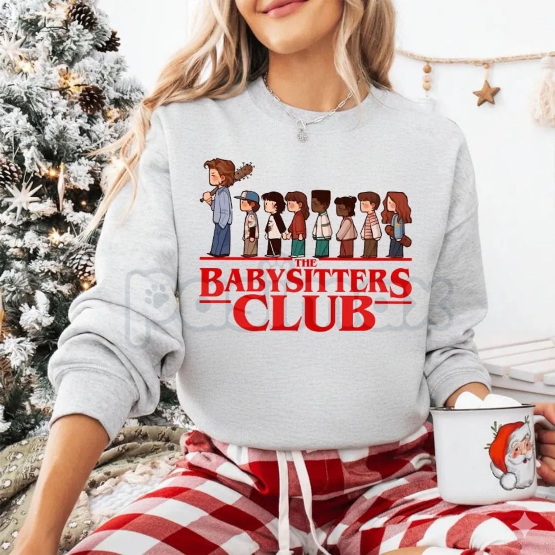 The Babysitters Club Steve Harrington Sweatshirt | Hawkins 1983 Fan Jumper | Mom Steve Retro Graphic Crewneck | Upside Down Nostalgia Pullover
