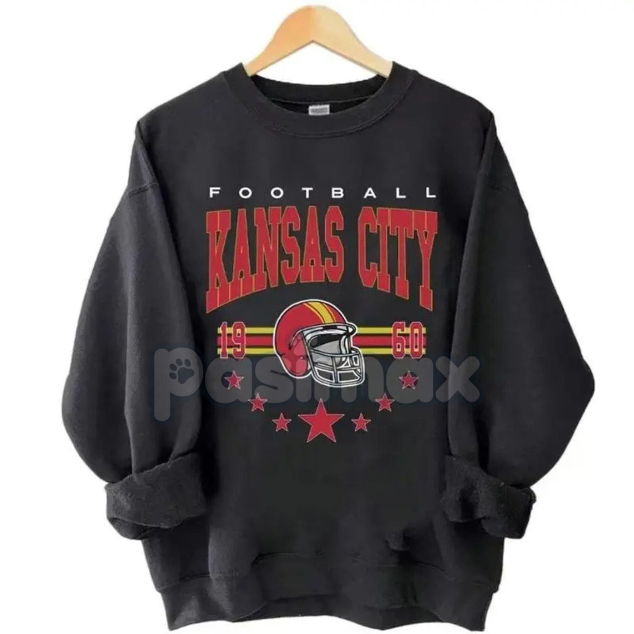 Vintage 90s All Team Football Sweatshirt – Retro Unisex Fan Gift Sweater