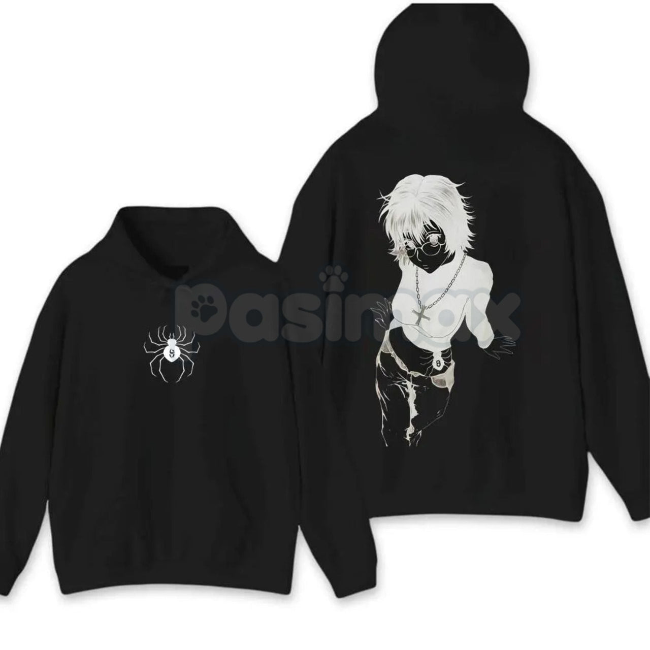 Shizuku #8 Phantom Troupe Graphic Tee – Hunter x Hunter Streetwear Hoodie & Double-Sided Vintage Sweatshirt