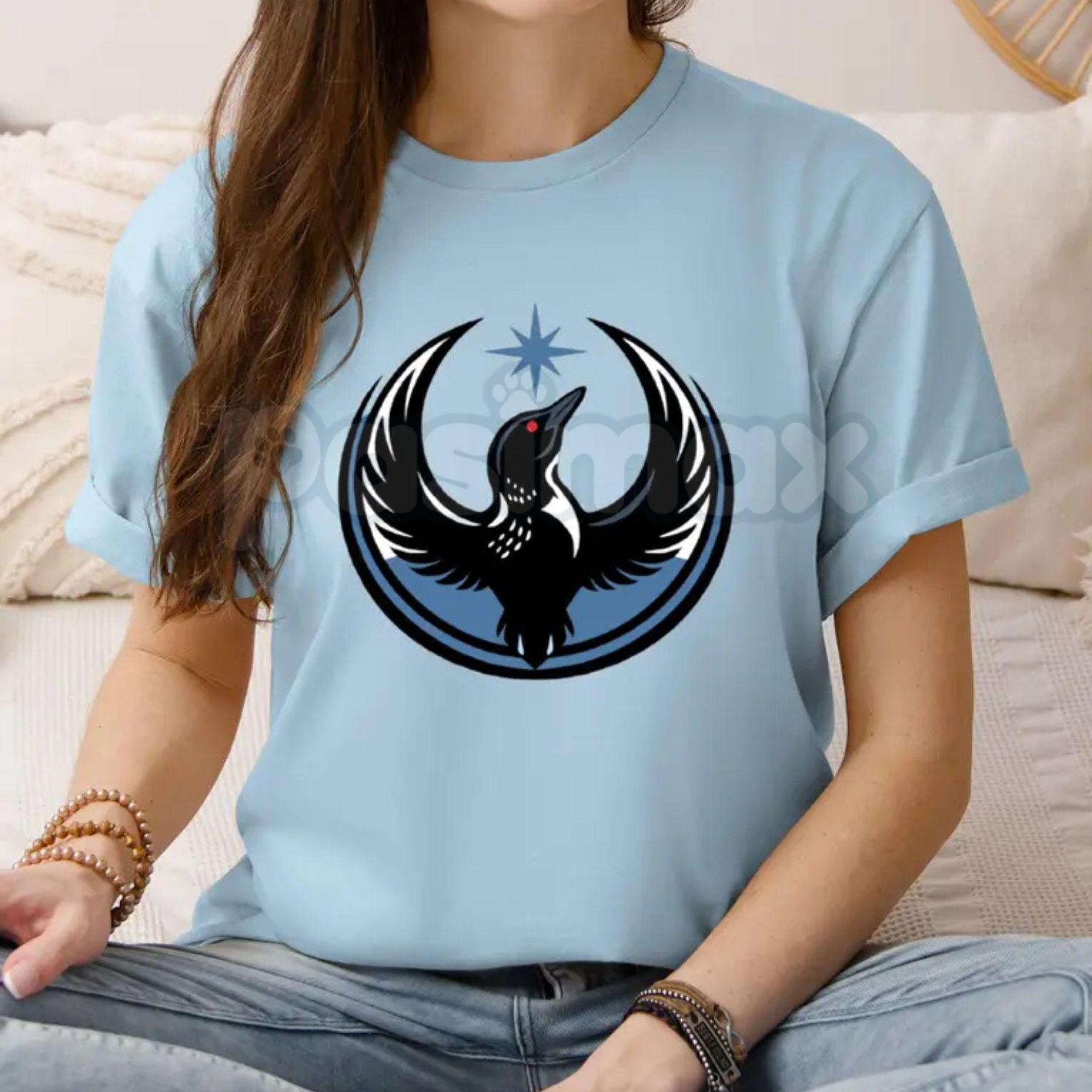 Minnesota Rebel Alliance T-Shirt - MN State Bird Loon Resistance Tee, Funny Minnesota Graphic Shirt, Premium Heavyweight Unisex North Star State Top, Midwest Rebel Aesthetic Apparel, Loon Star Parody Gift
