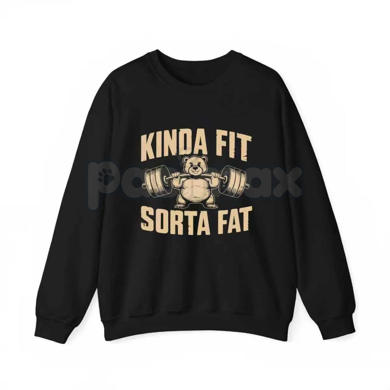 Funny Weightlifting Bear Graphic – Sarcastic Gym Humor Hoodie, Sweatshirt & T-Shirt